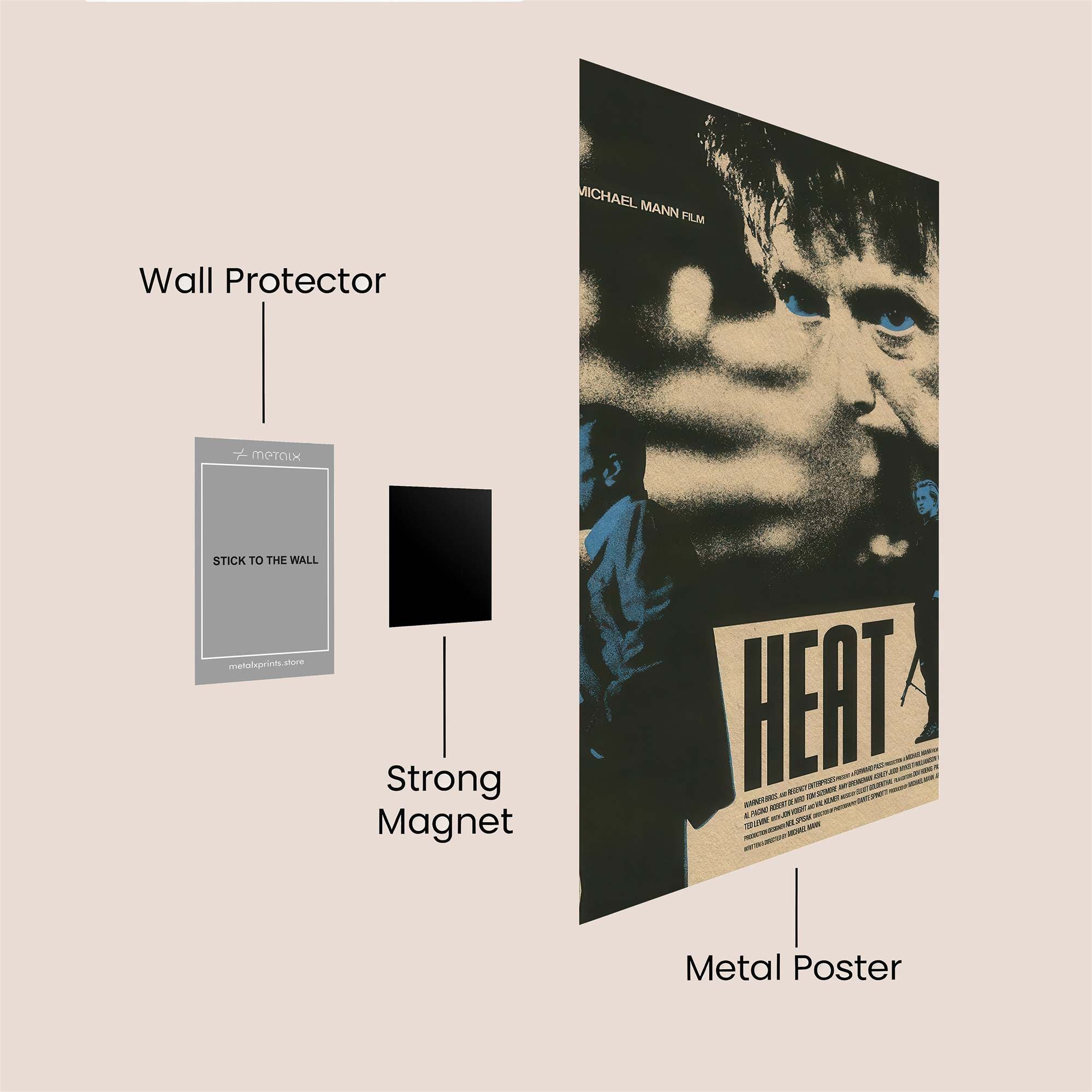 Pacino Intensity Safe Wall Magnetic / M