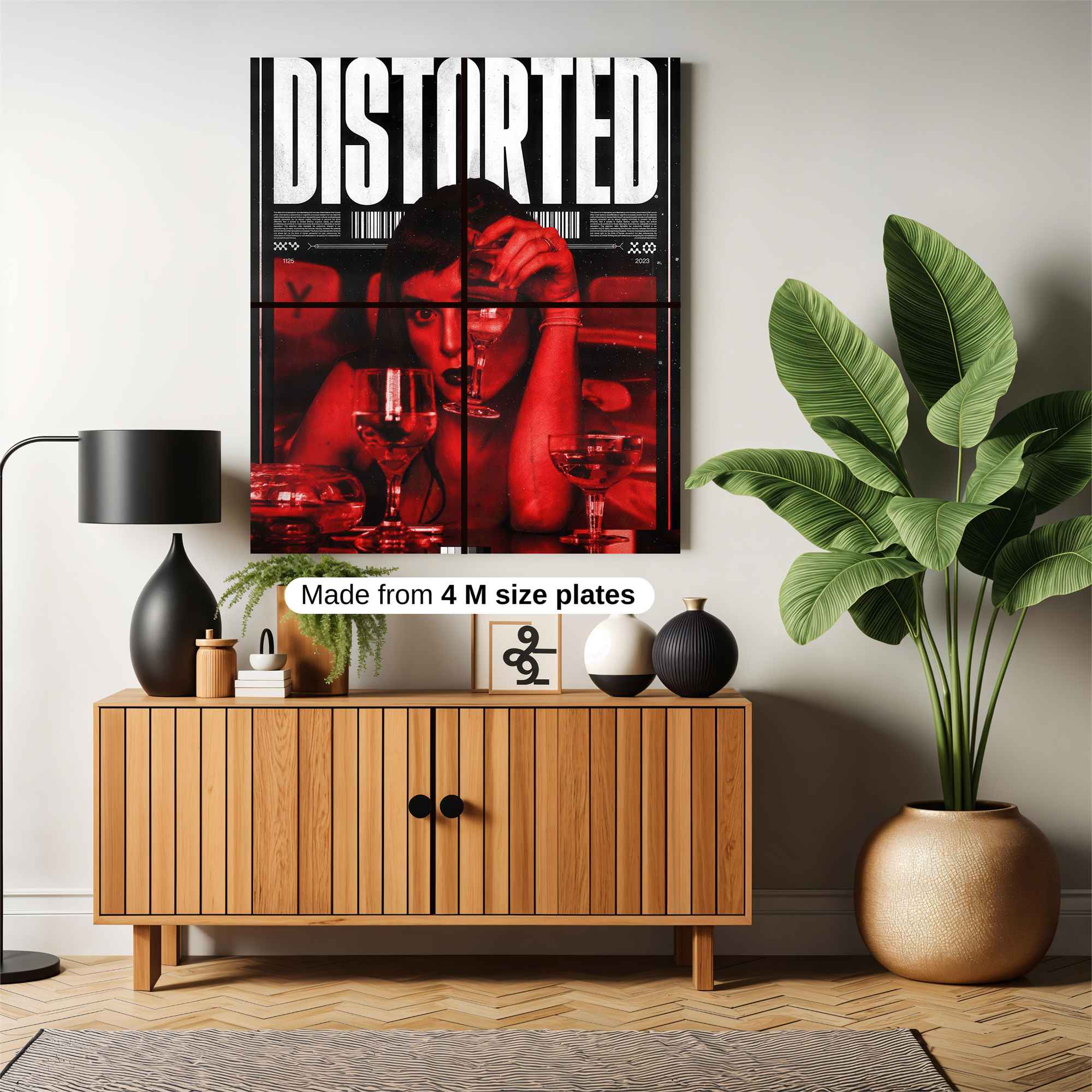 Distorted Despair Safe Wall Magnetic / M