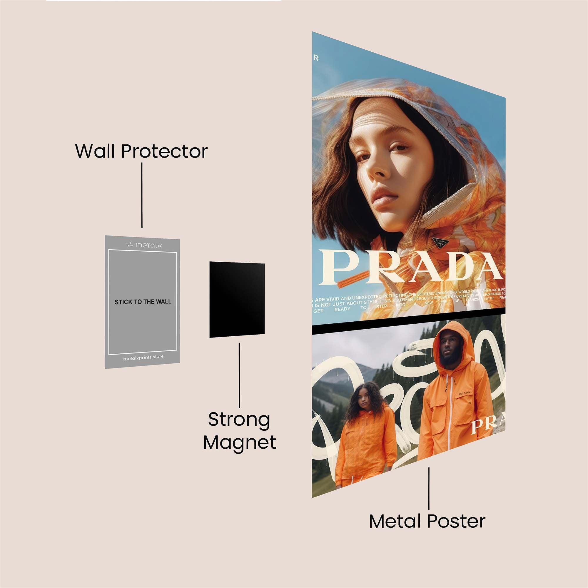 Prada Pulse Safe Wall Magnetic / M