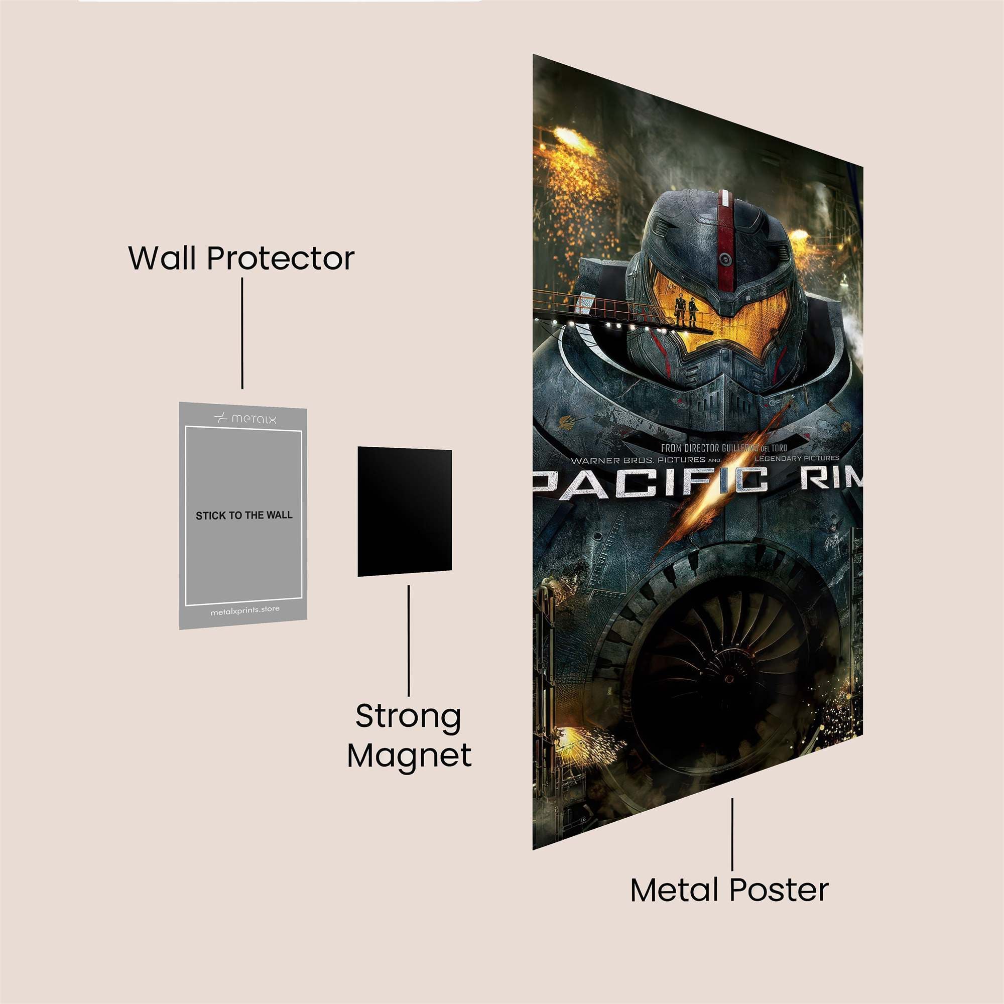 Gipsy Danger Safe Wall Magnetic / M