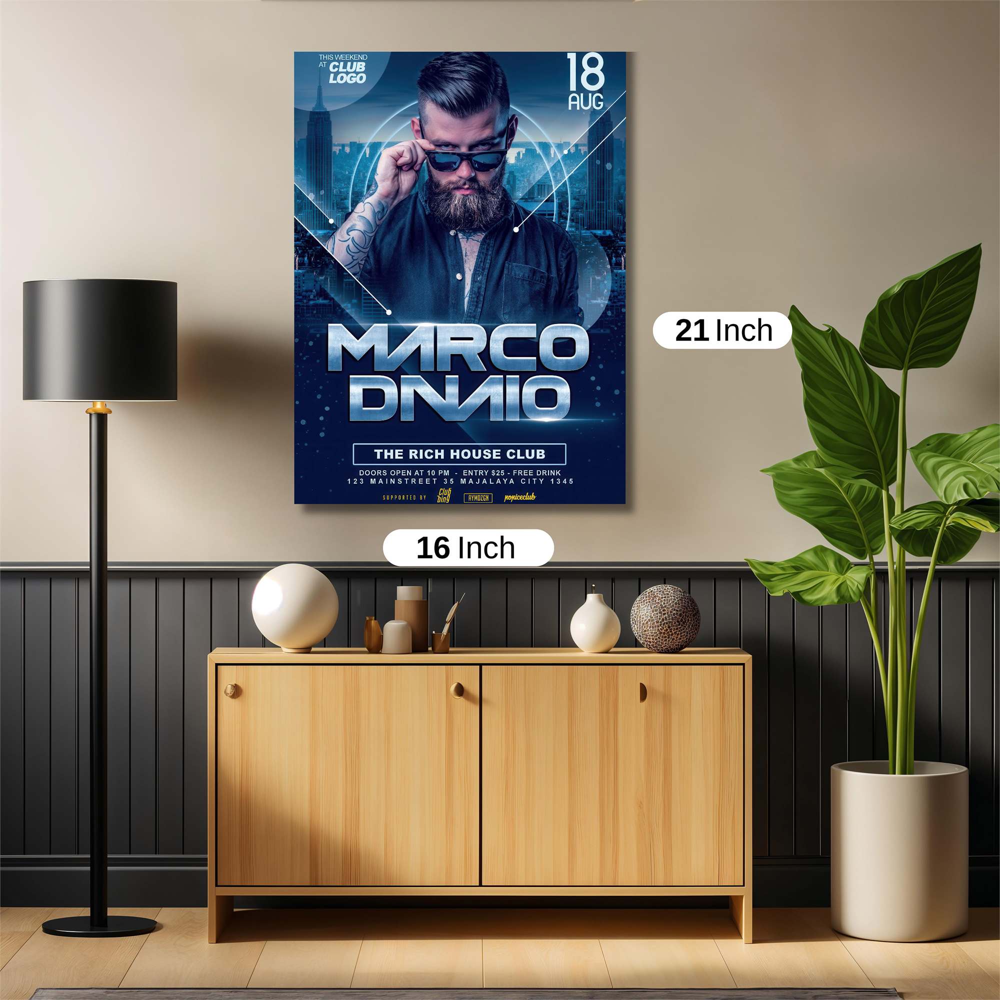 Marco Dynamic Safe Wall Magnetic / M