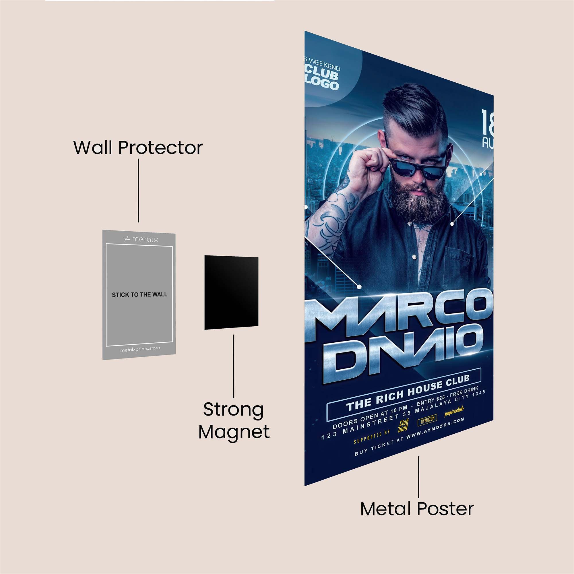 Marco Dynamic Safe Wall Magnetic / M