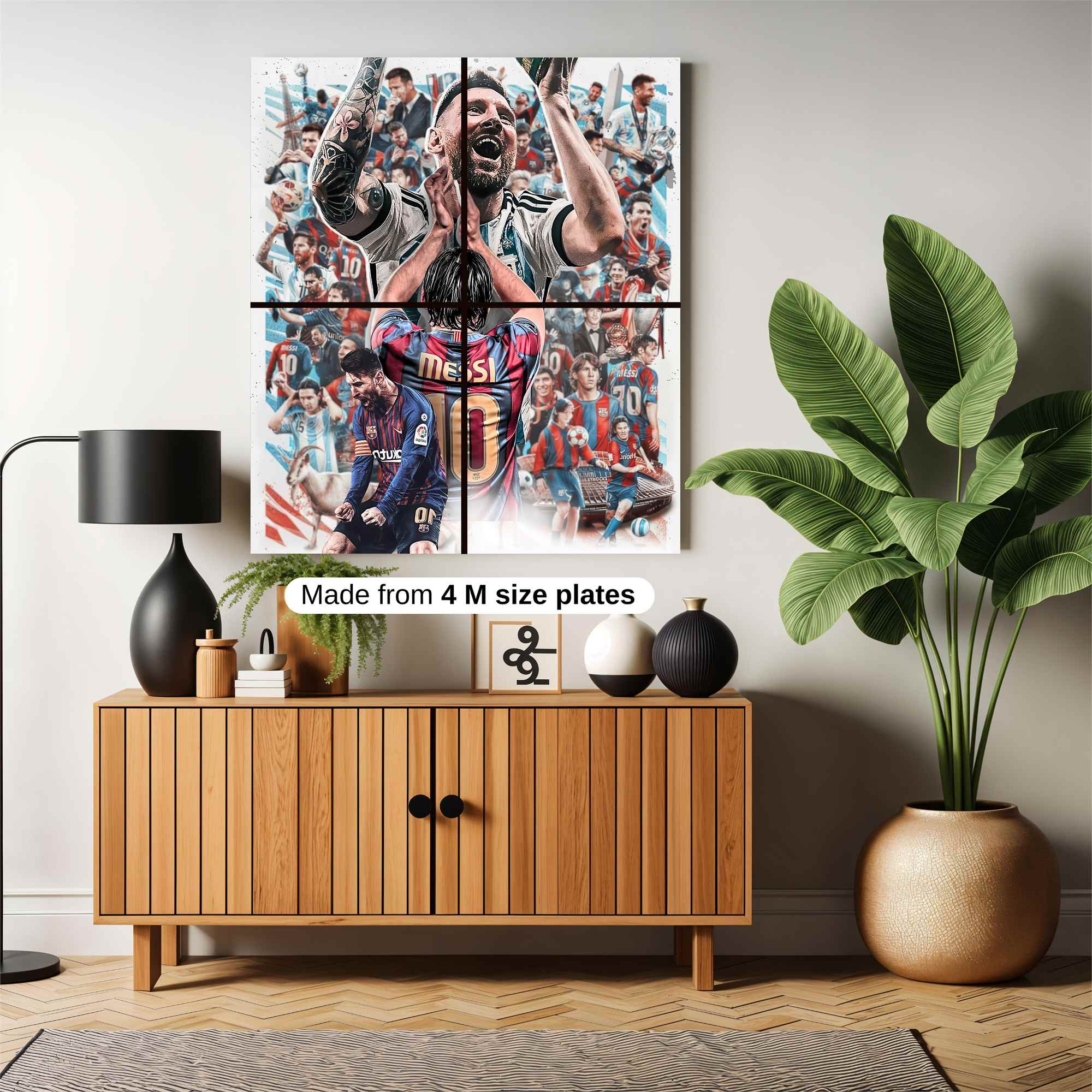 Messi Triumphant Safe Wall Magnetic / M