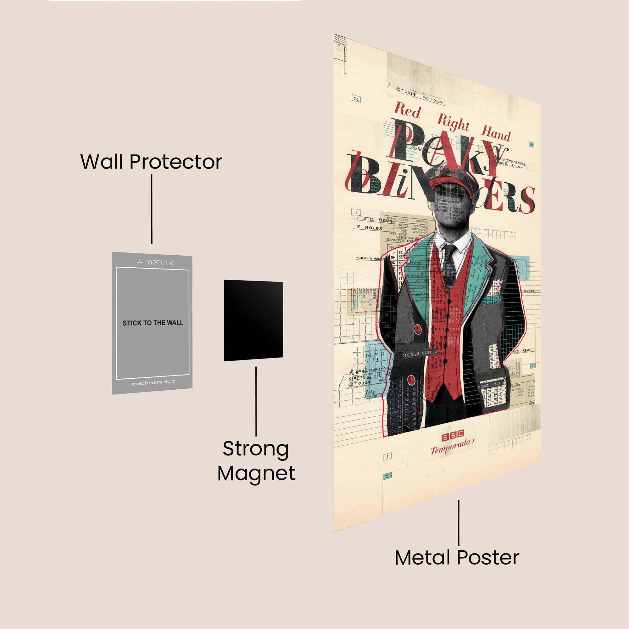 Tommy Tempestuous Safe Wall Magnetic / M