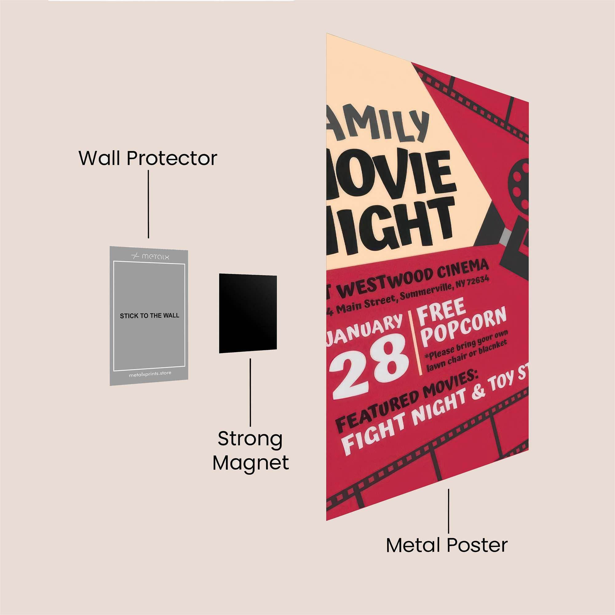 Movie Magic Safe Wall Magnetic / M