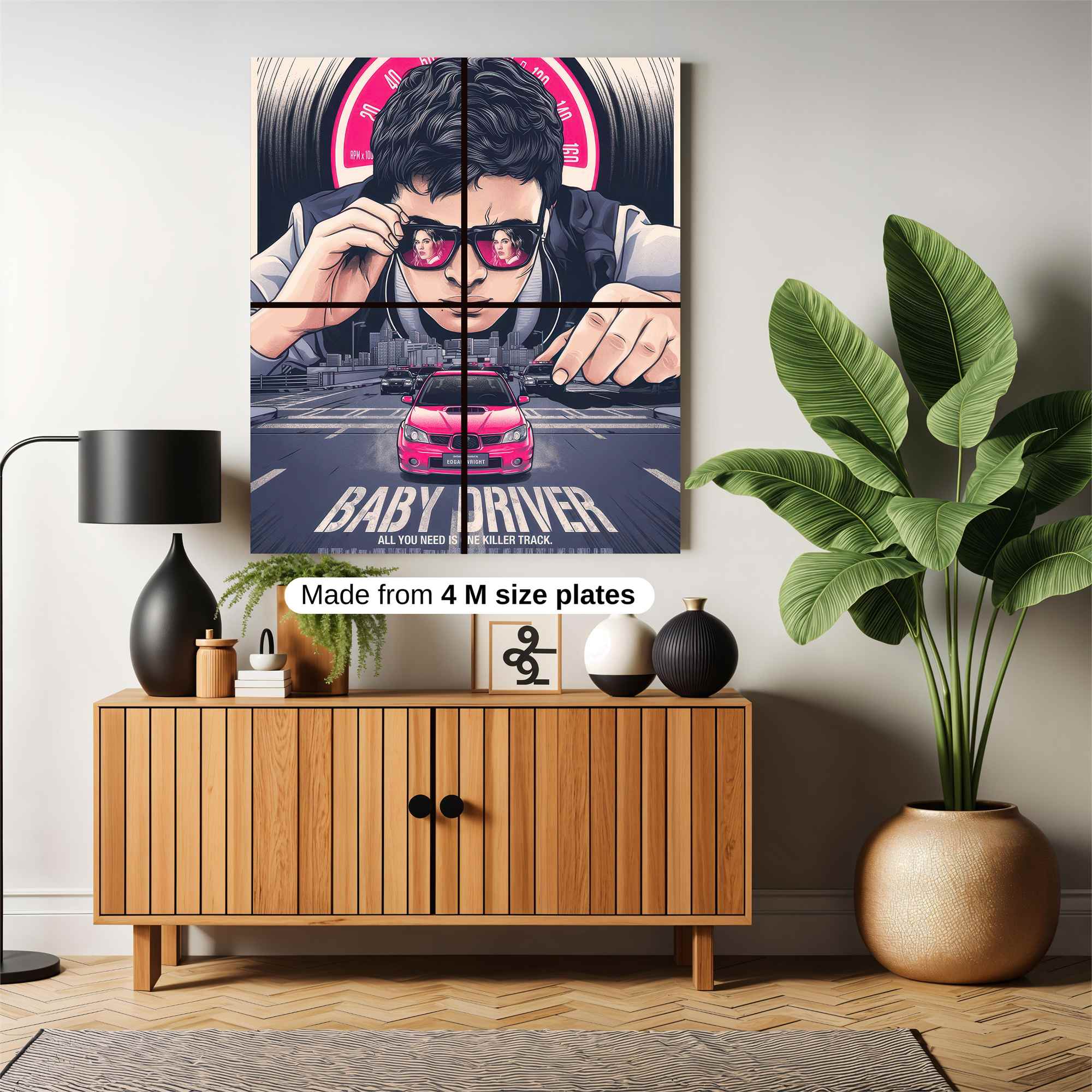 Baby Driver Safe Wall Magnetic / M