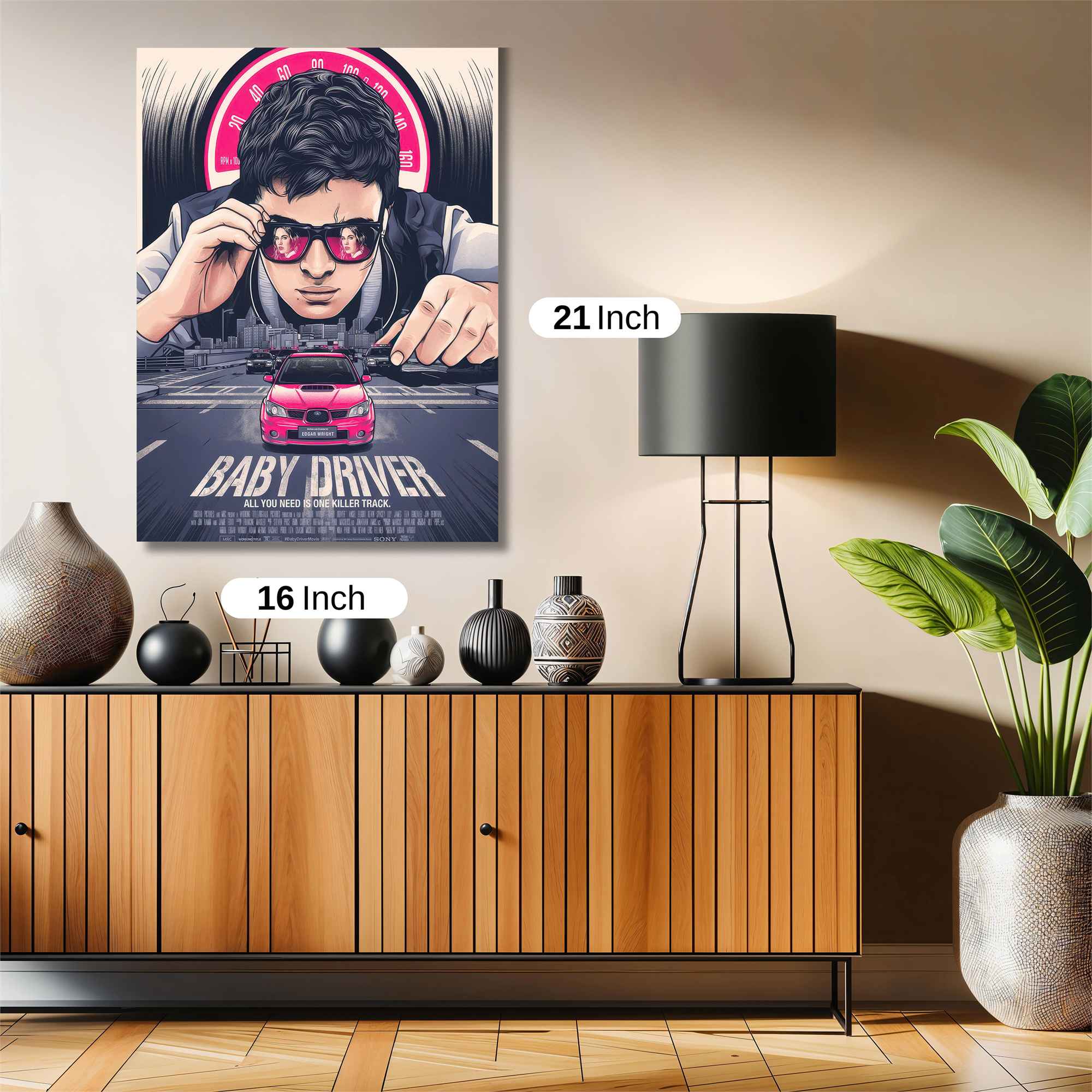 Baby Driver Safe Wall Magnetic / M