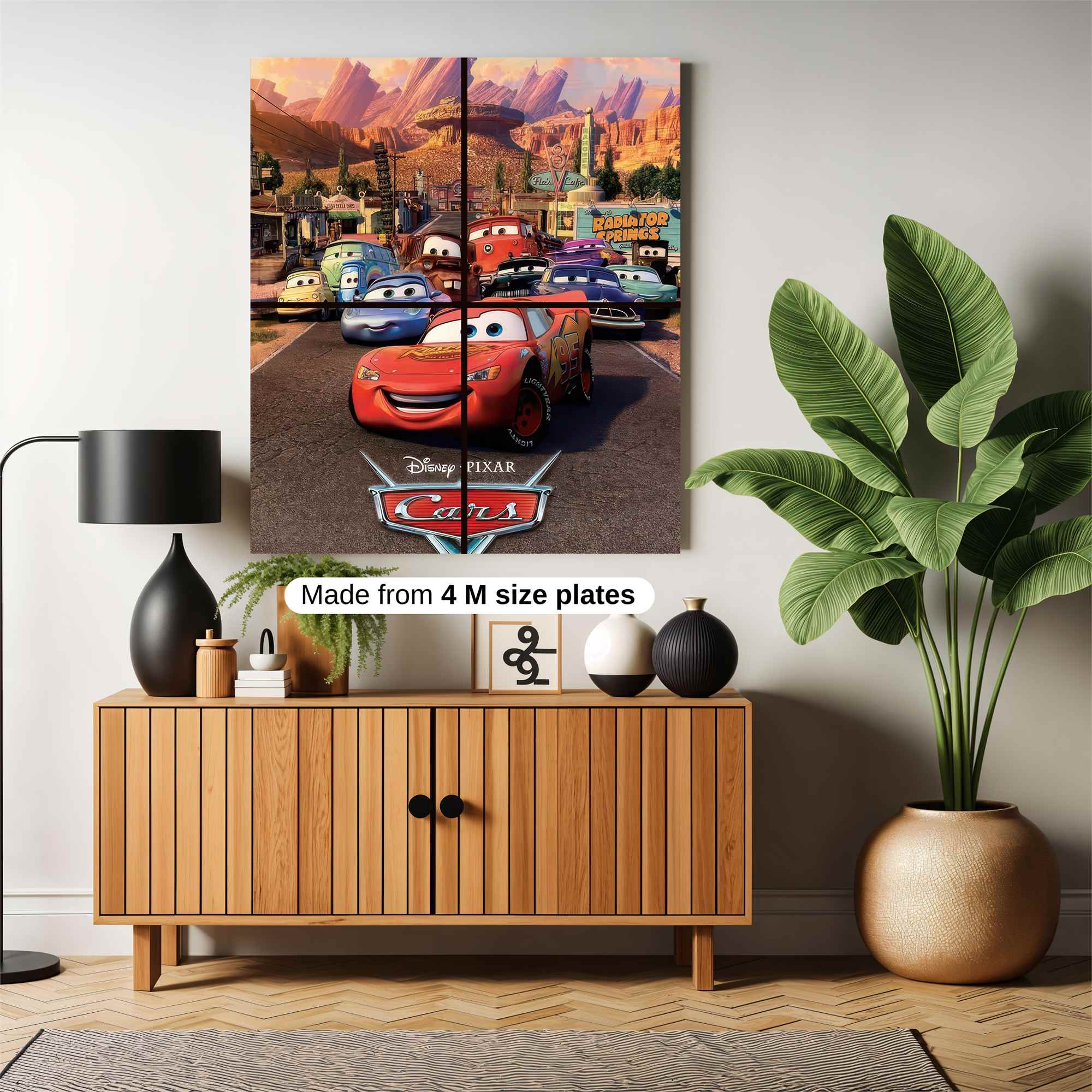 Cars Cheerful Safe Wall Magnetic / M