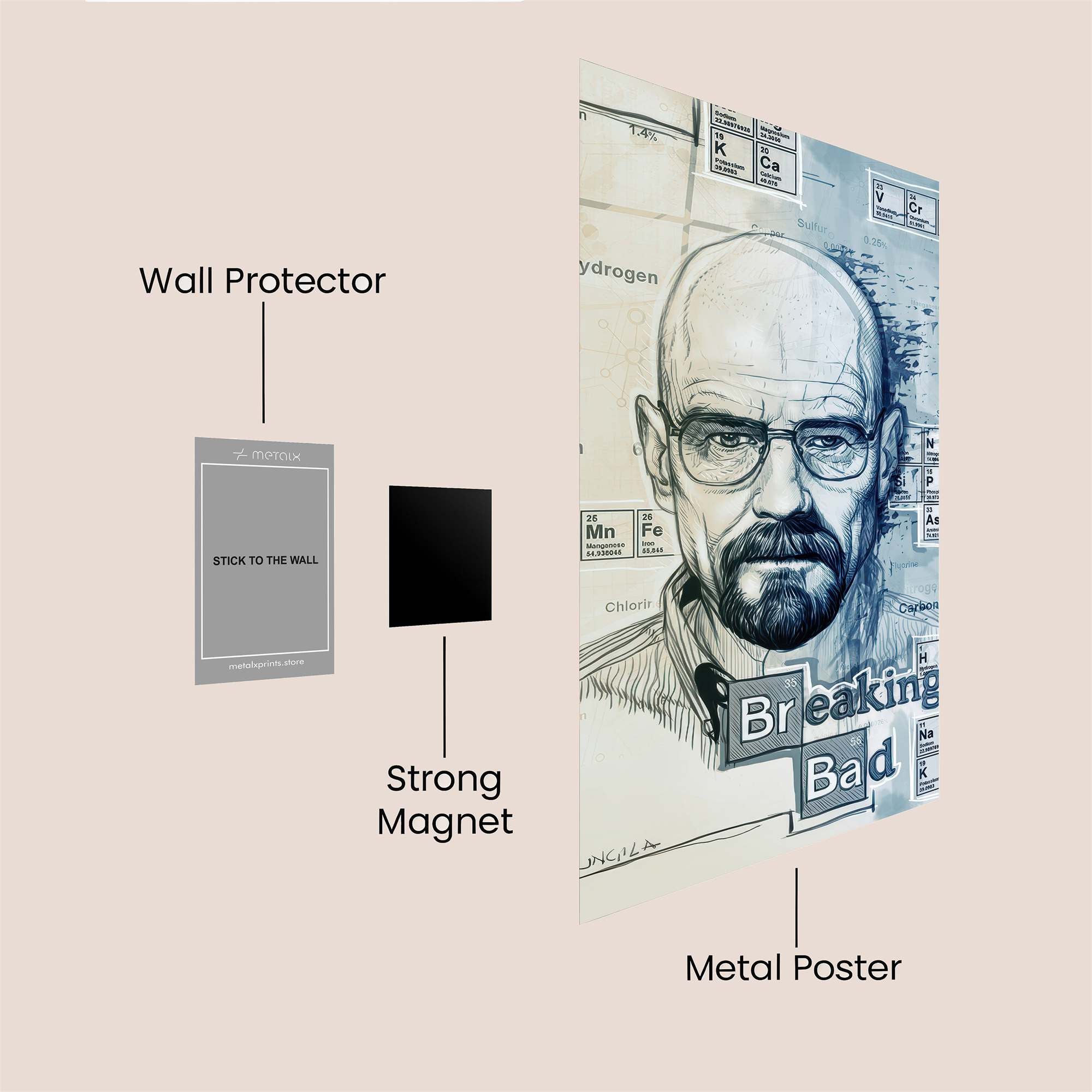 Walter Intense Safe Wall Magnetic / M