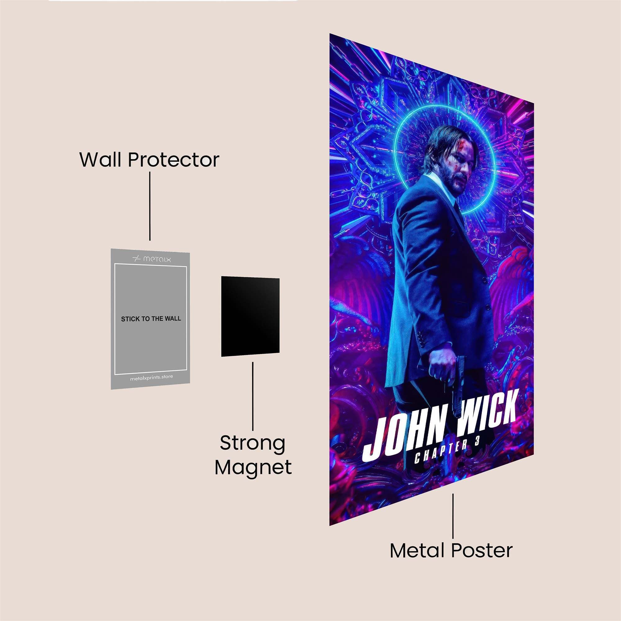 Wick Radiance Safe Wall Magnetic / M