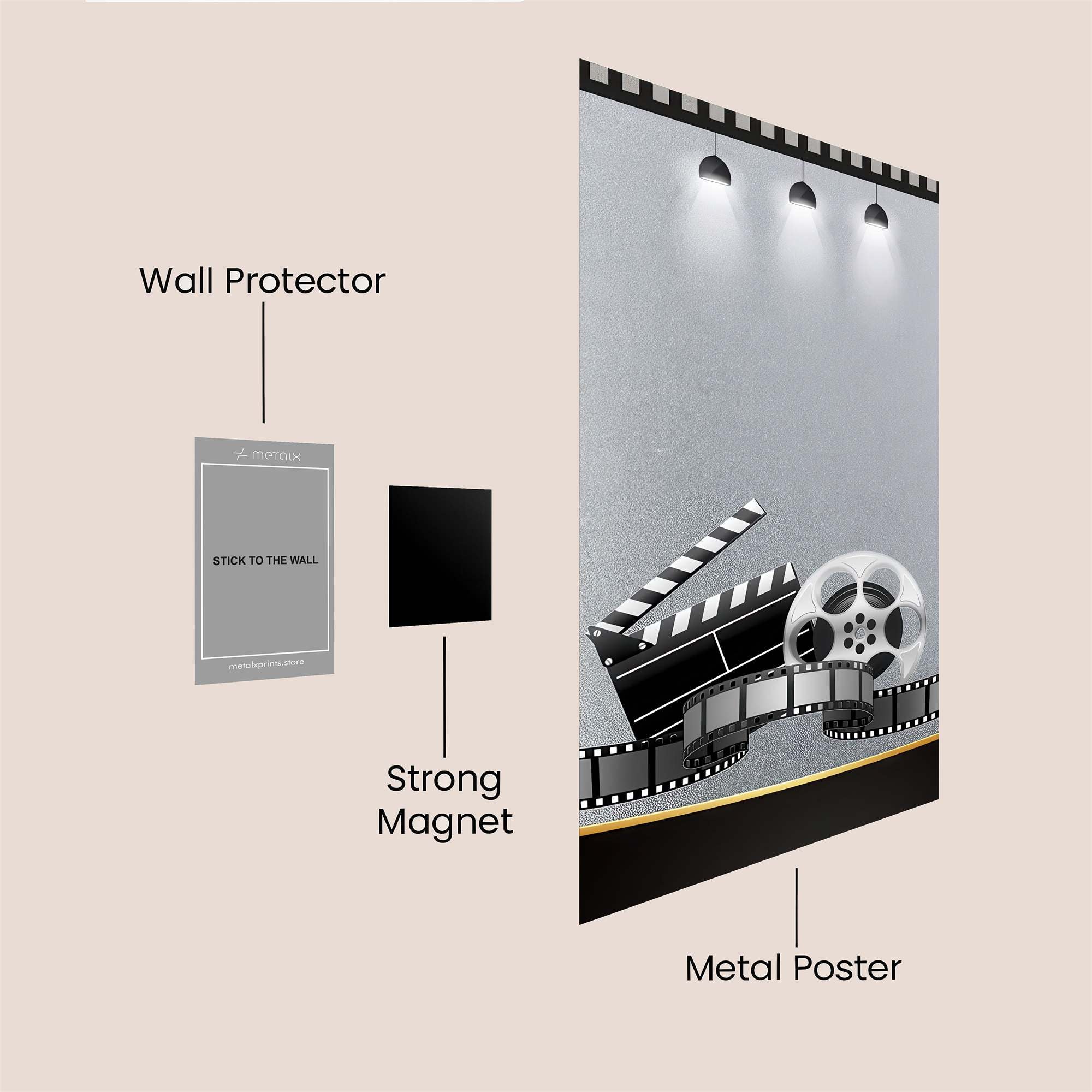 Cinema Magic Safe Wall Magnetic / M