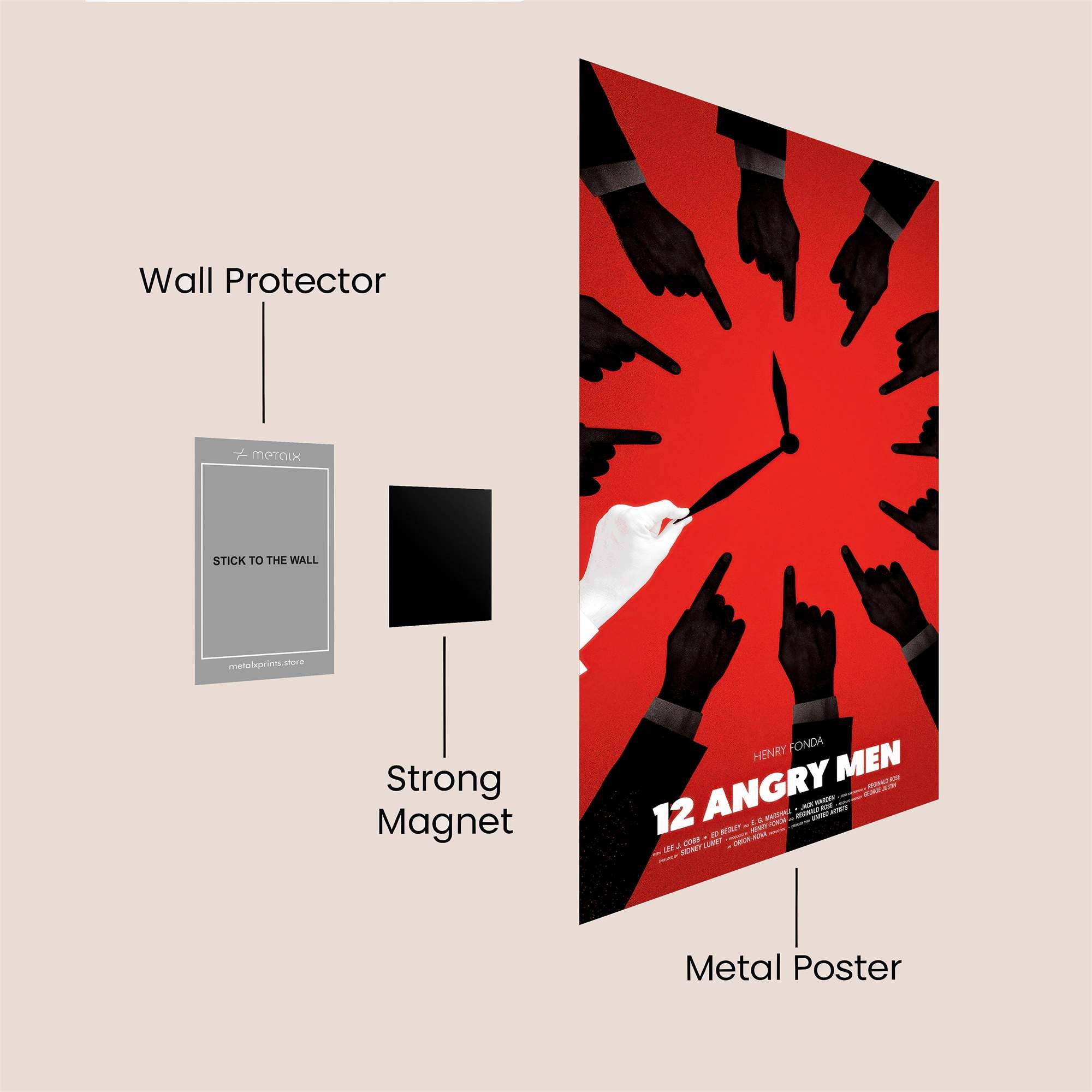 Angry Verdict Safe Wall Magnetic / M