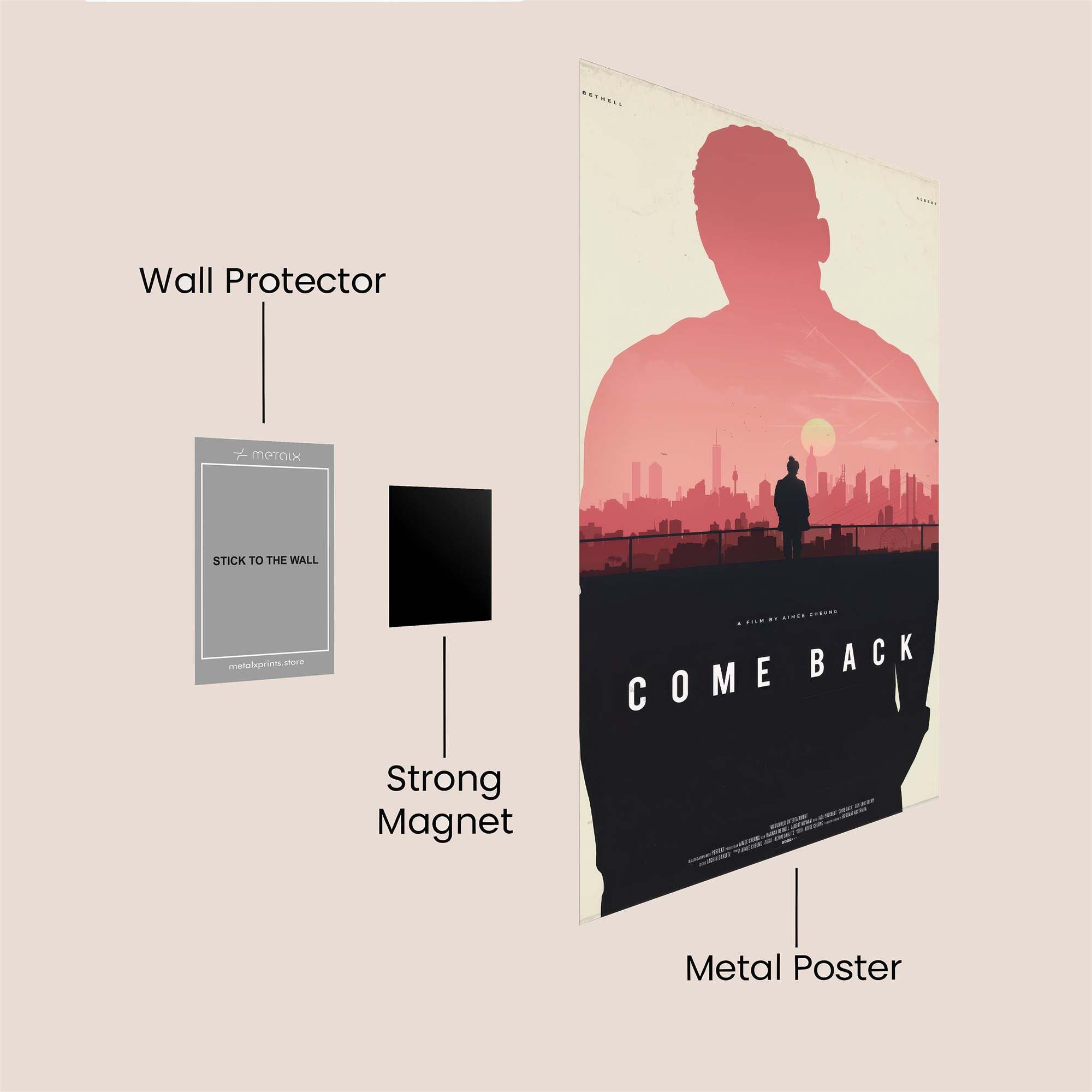 Sunset Return Safe Wall Magnetic / M