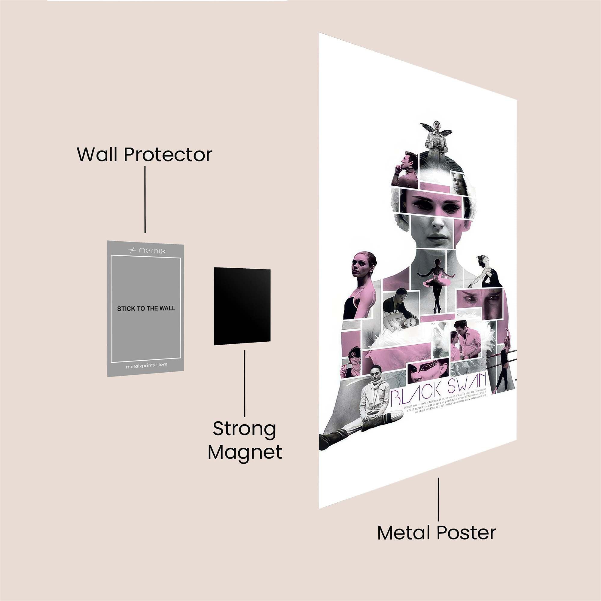 Swan Enigma Safe Wall Magnetic / M