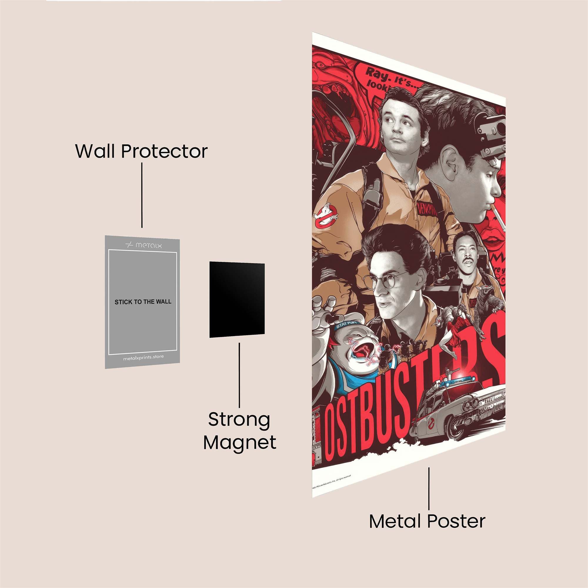 Ghostbusters Epic Safe Wall Magnetic / M