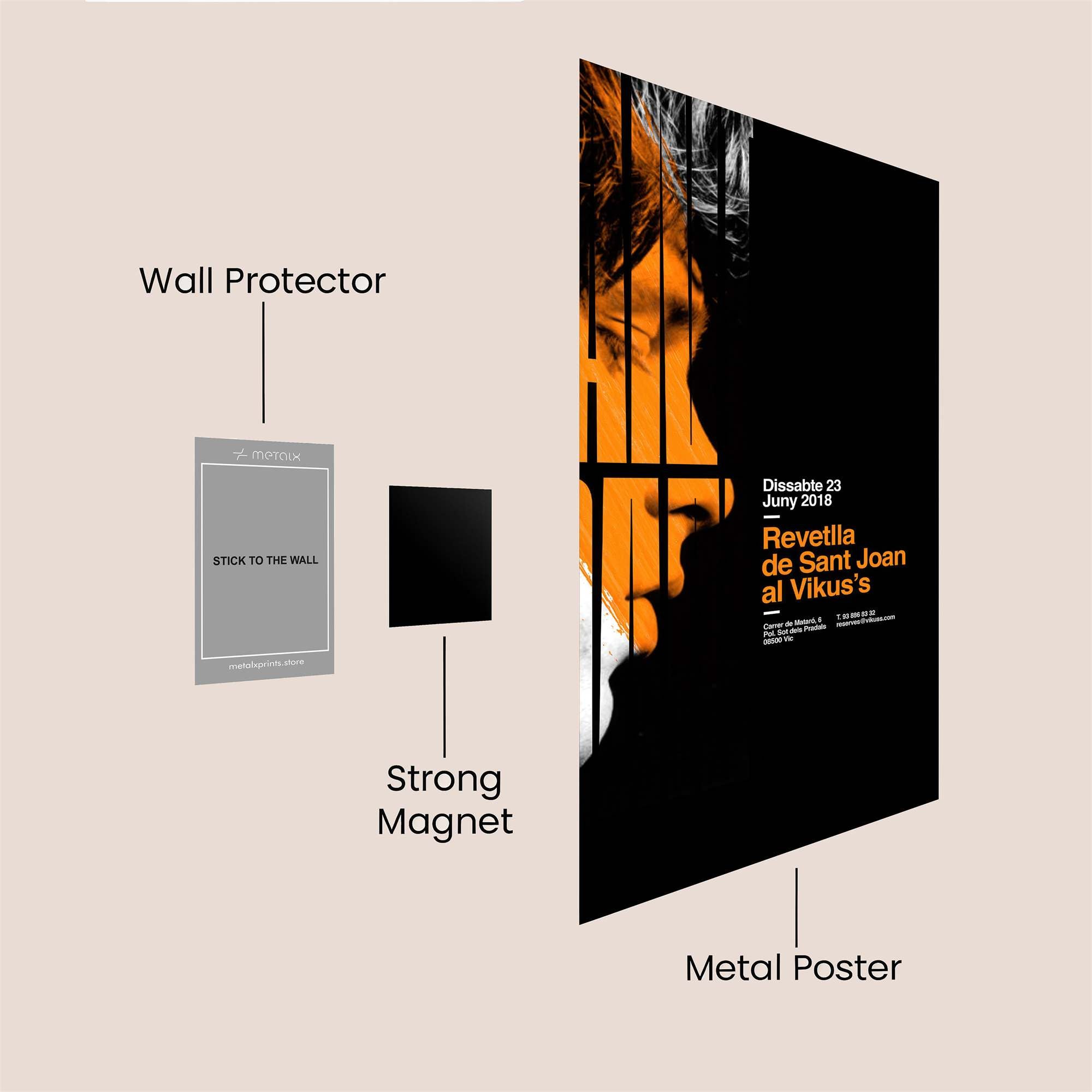 Joan's Glow Safe Wall Magnetic / M