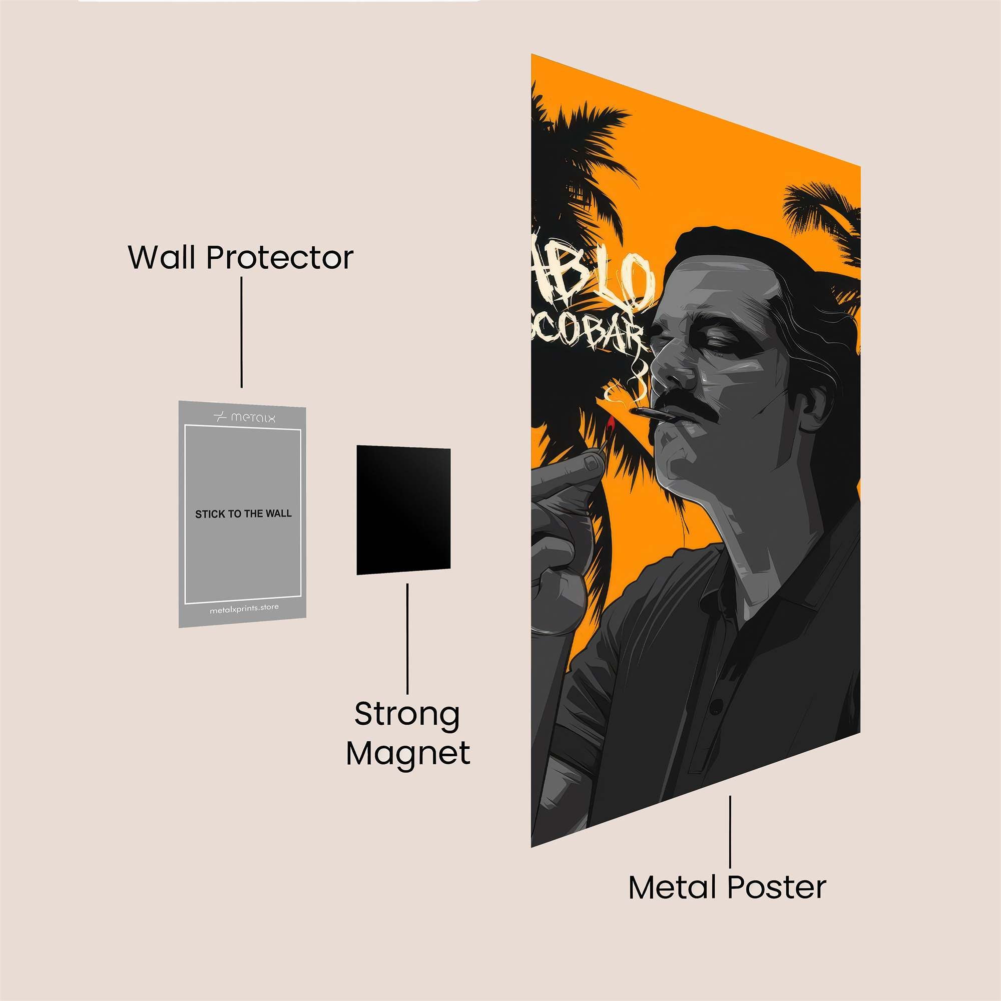 Escobar Enigma Safe Wall Magnetic / M