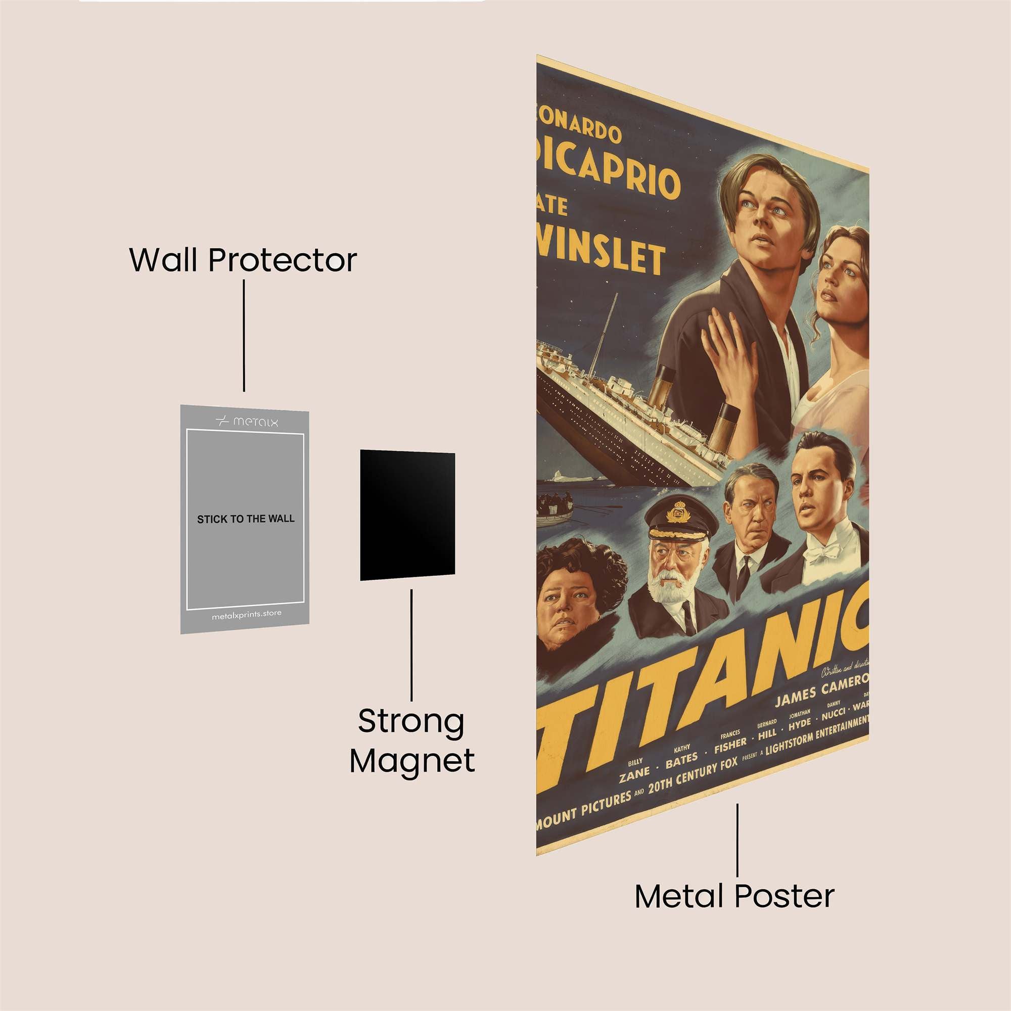 Titanic Tragic Safe Wall Magnetic / M