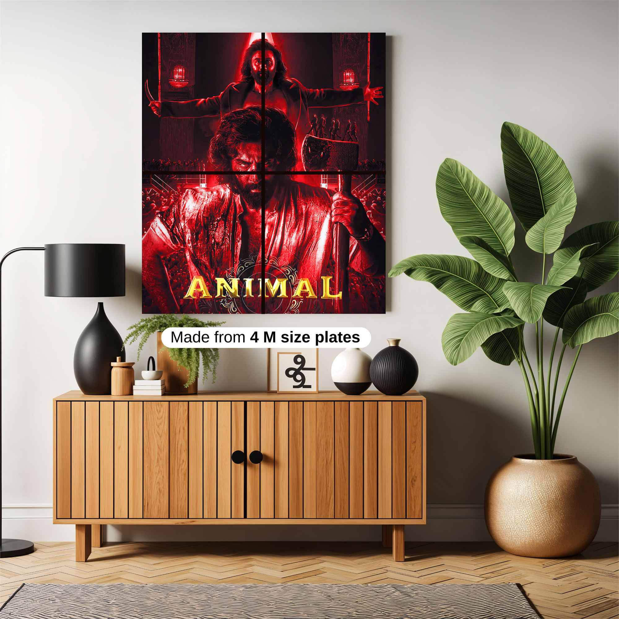 Allu Arjun's Rage Safe Wall Magnetic / M