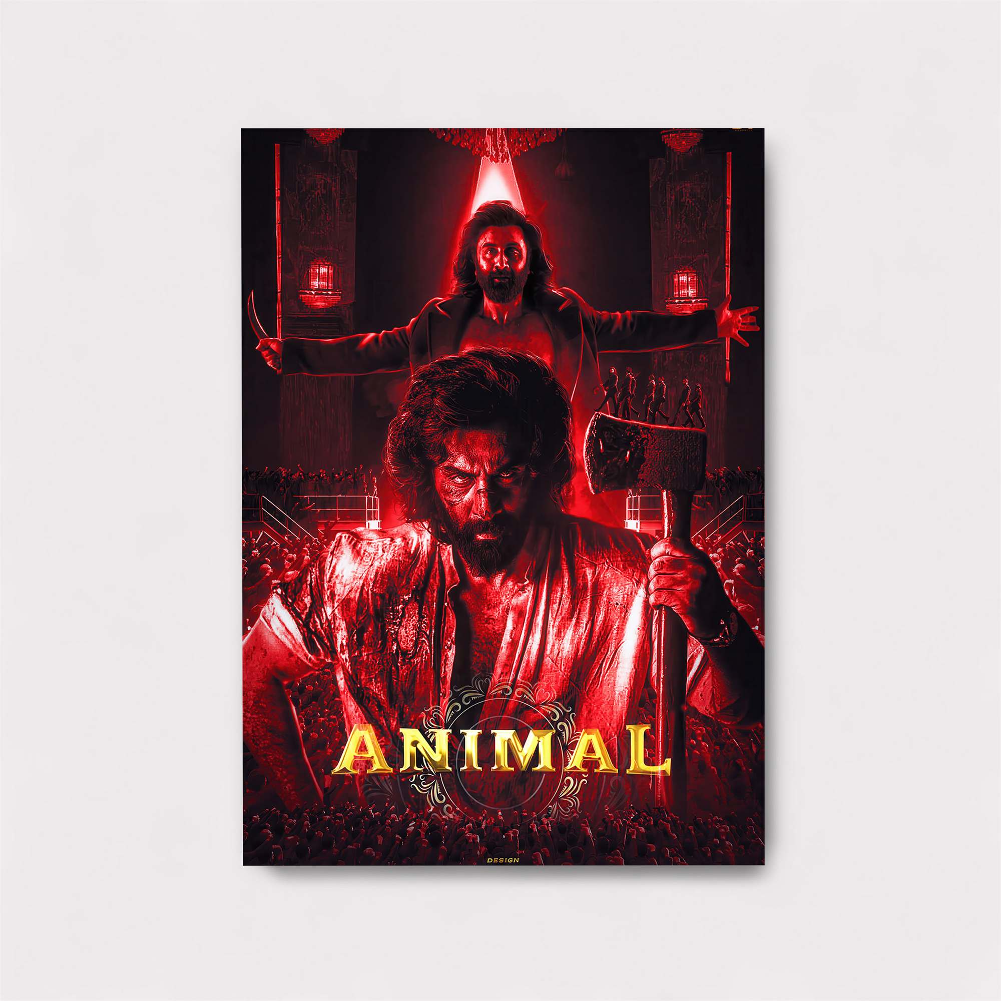 Allu Arjun's Rage Safe Wall Magnetic / M