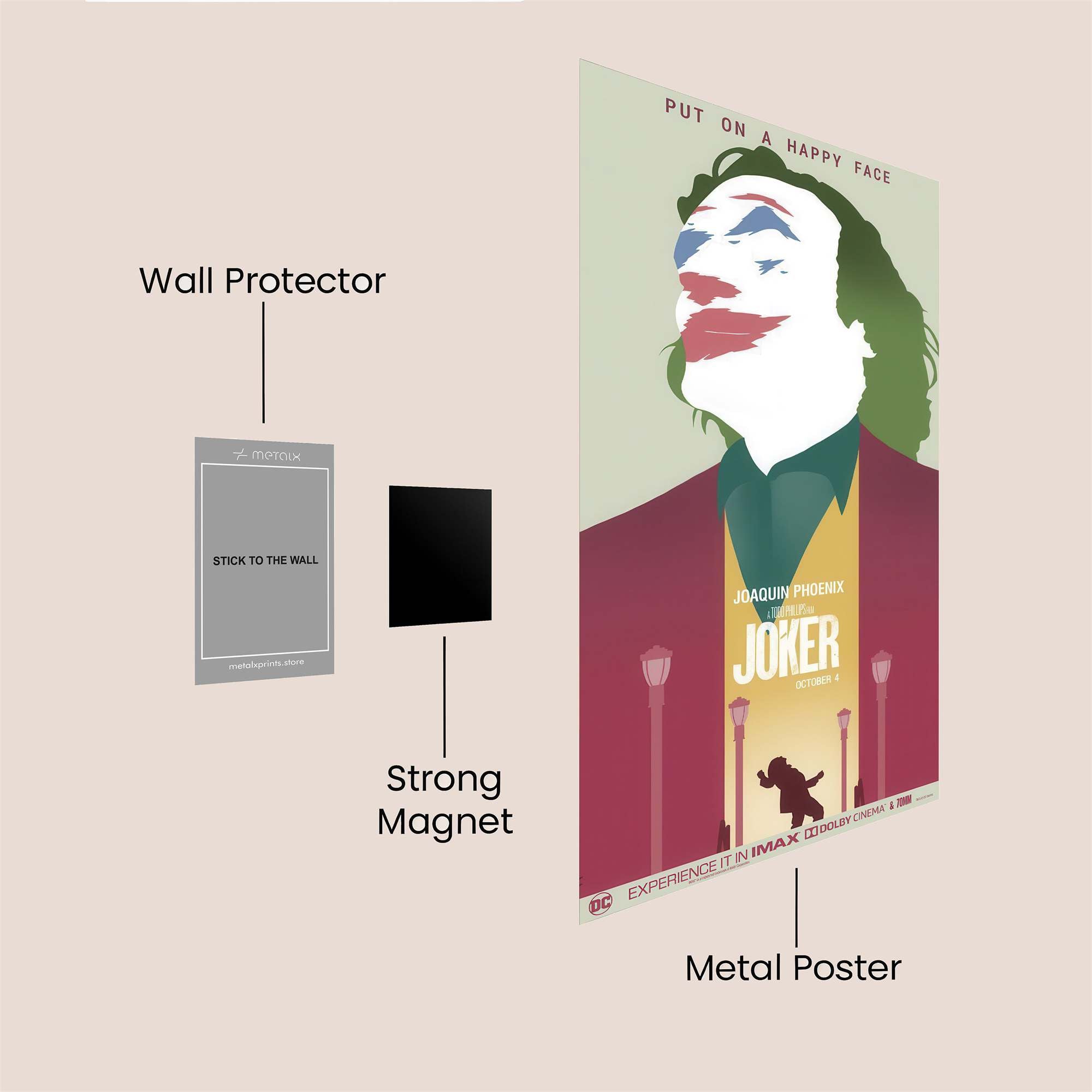 Joker Melancholy Safe Wall Magnetic / M