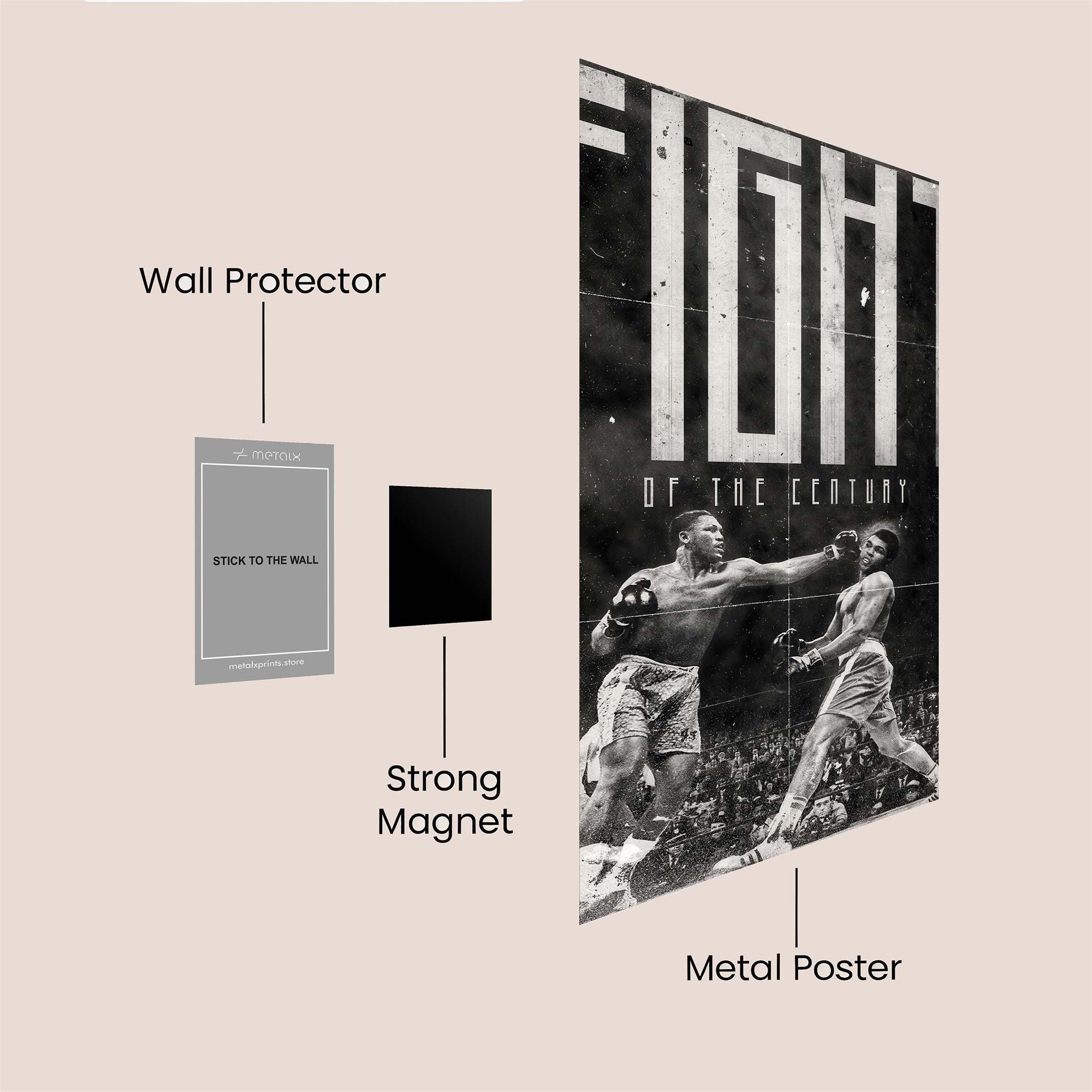 Ali Triumphant Safe Wall Magnetic / M