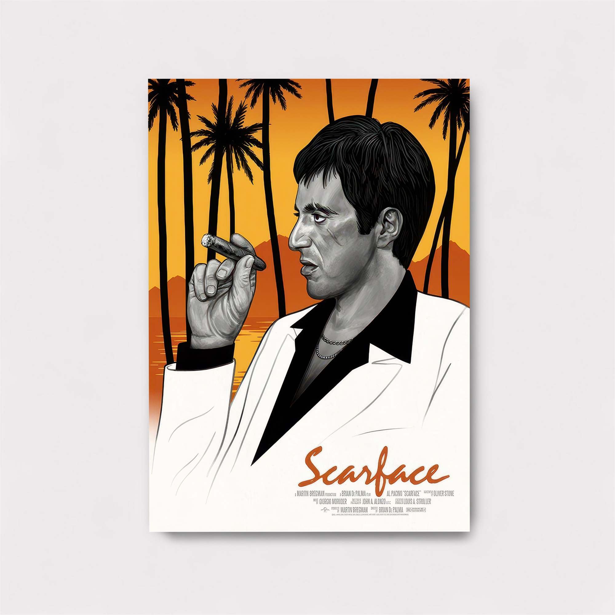 Scarface Sunset Safe Wall Magnetic / M