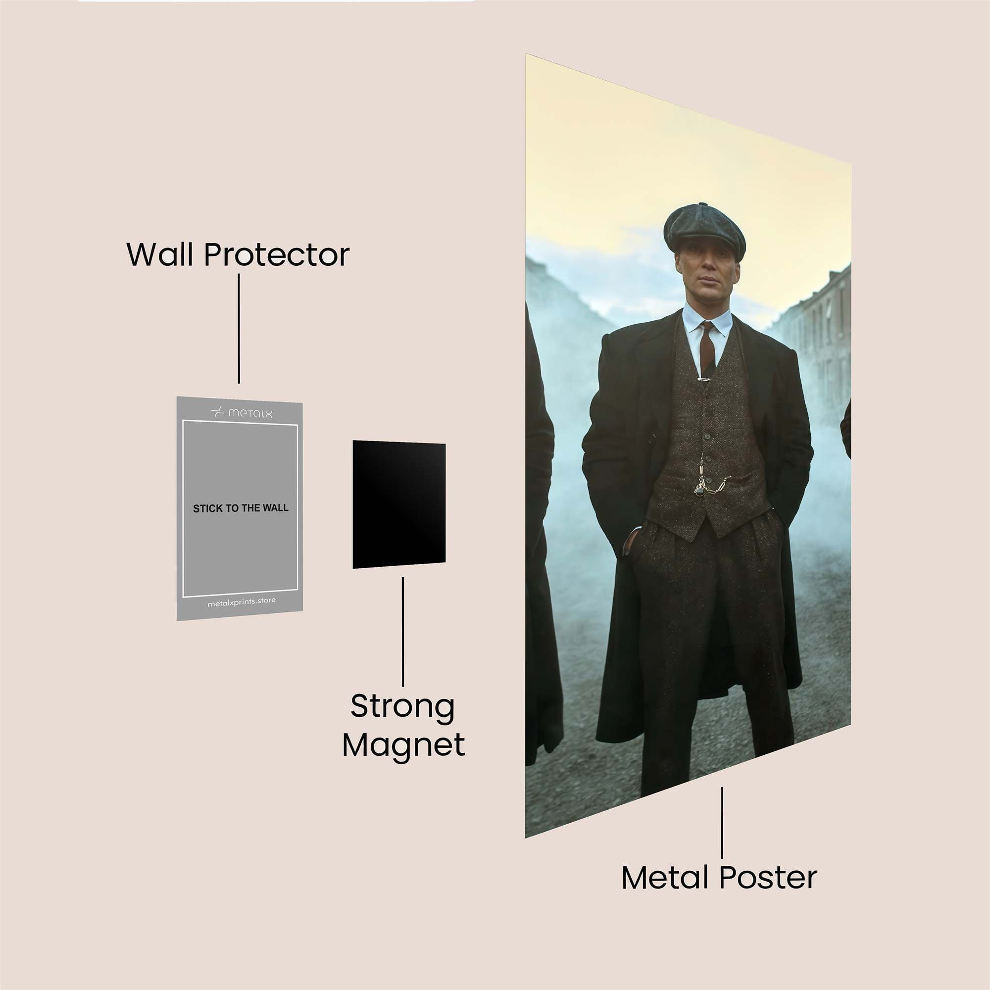 Peaky Blinders Safe Wall Magnetic / M