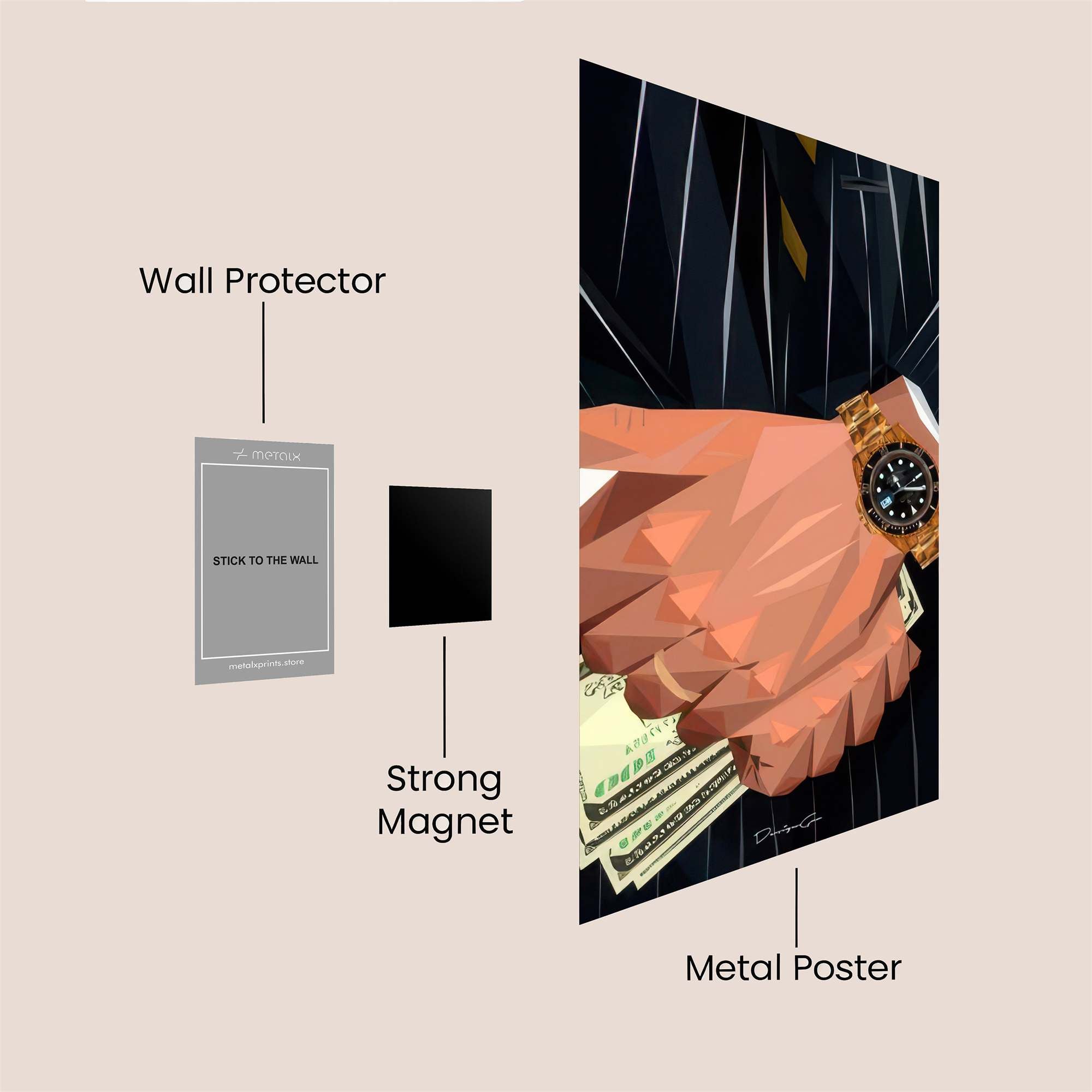 Money Maestro Safe Wall Magnetic / M