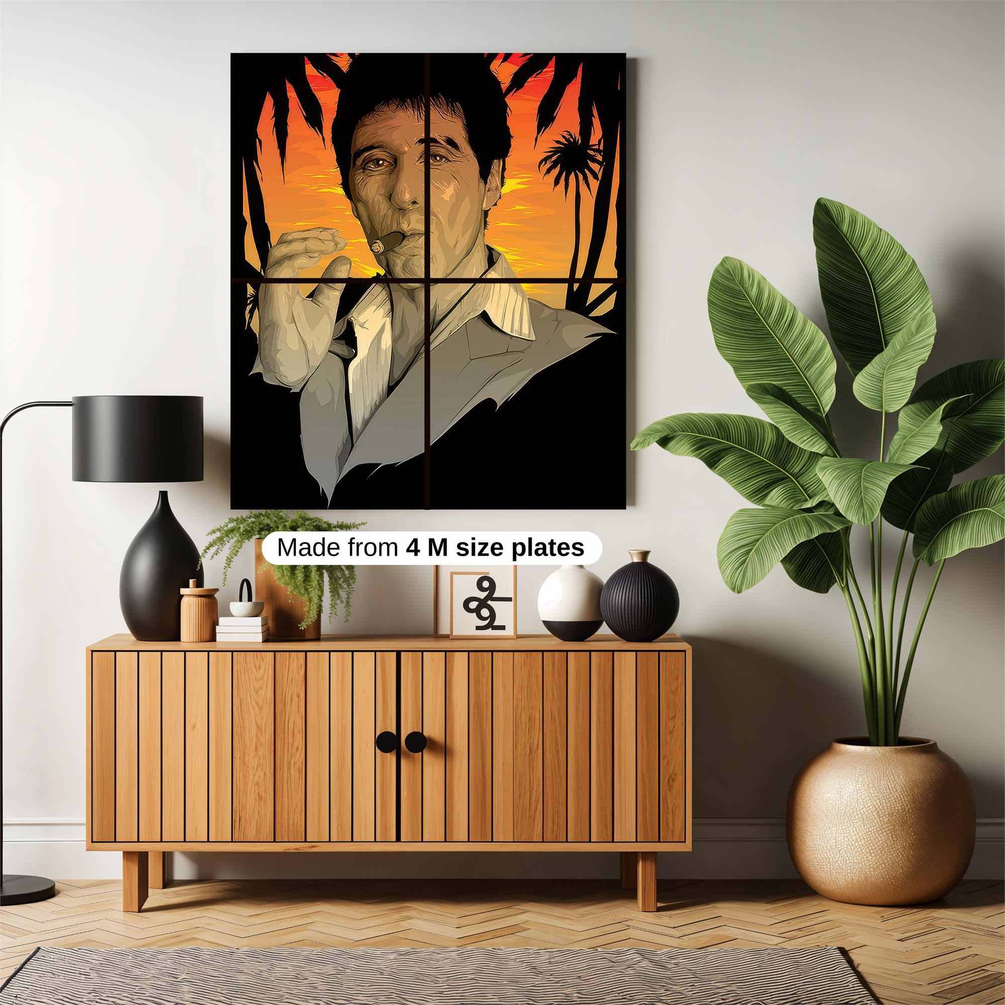 Scarface Sunset Safe Wall Magnetic / M