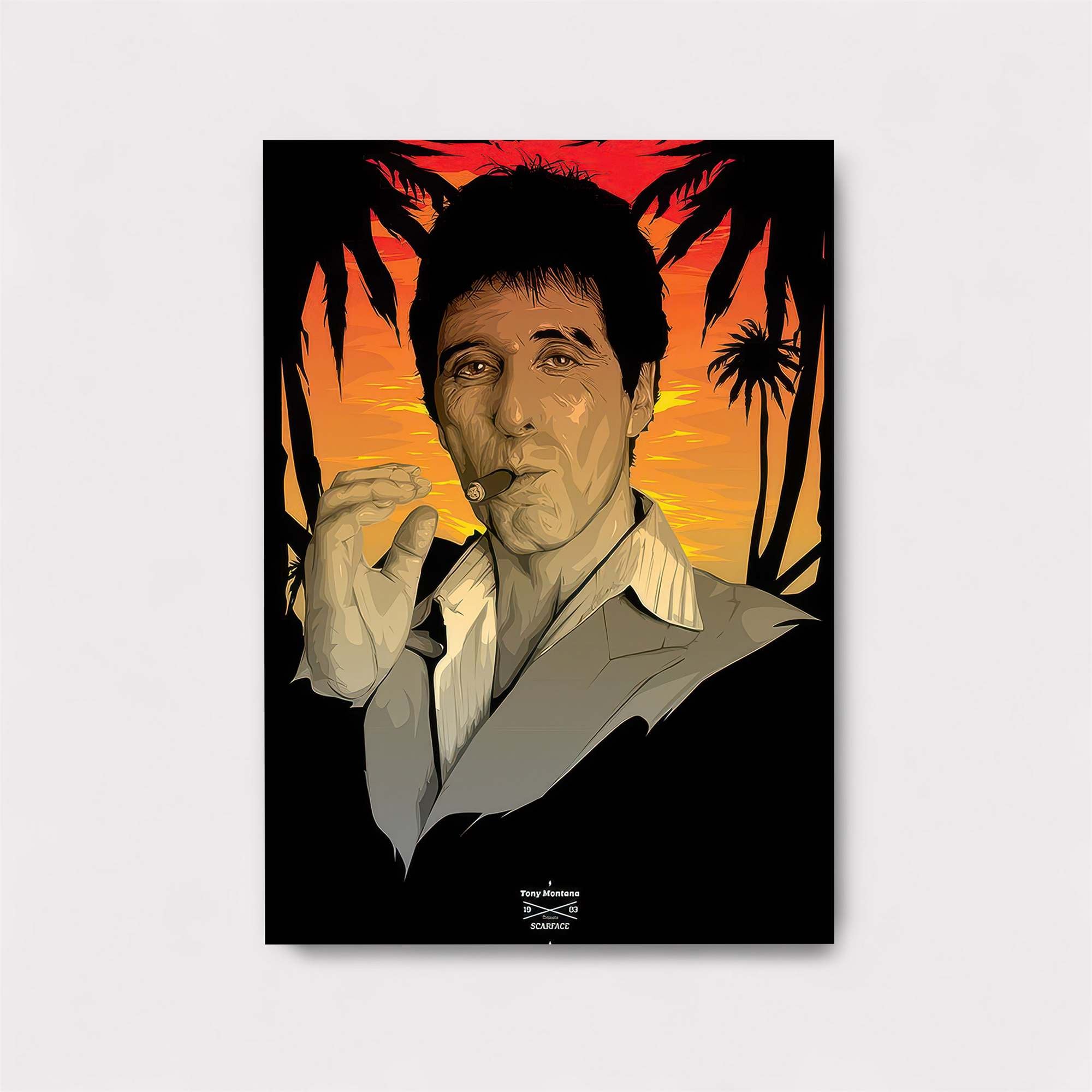 Scarface Sunset Safe Wall Magnetic / M