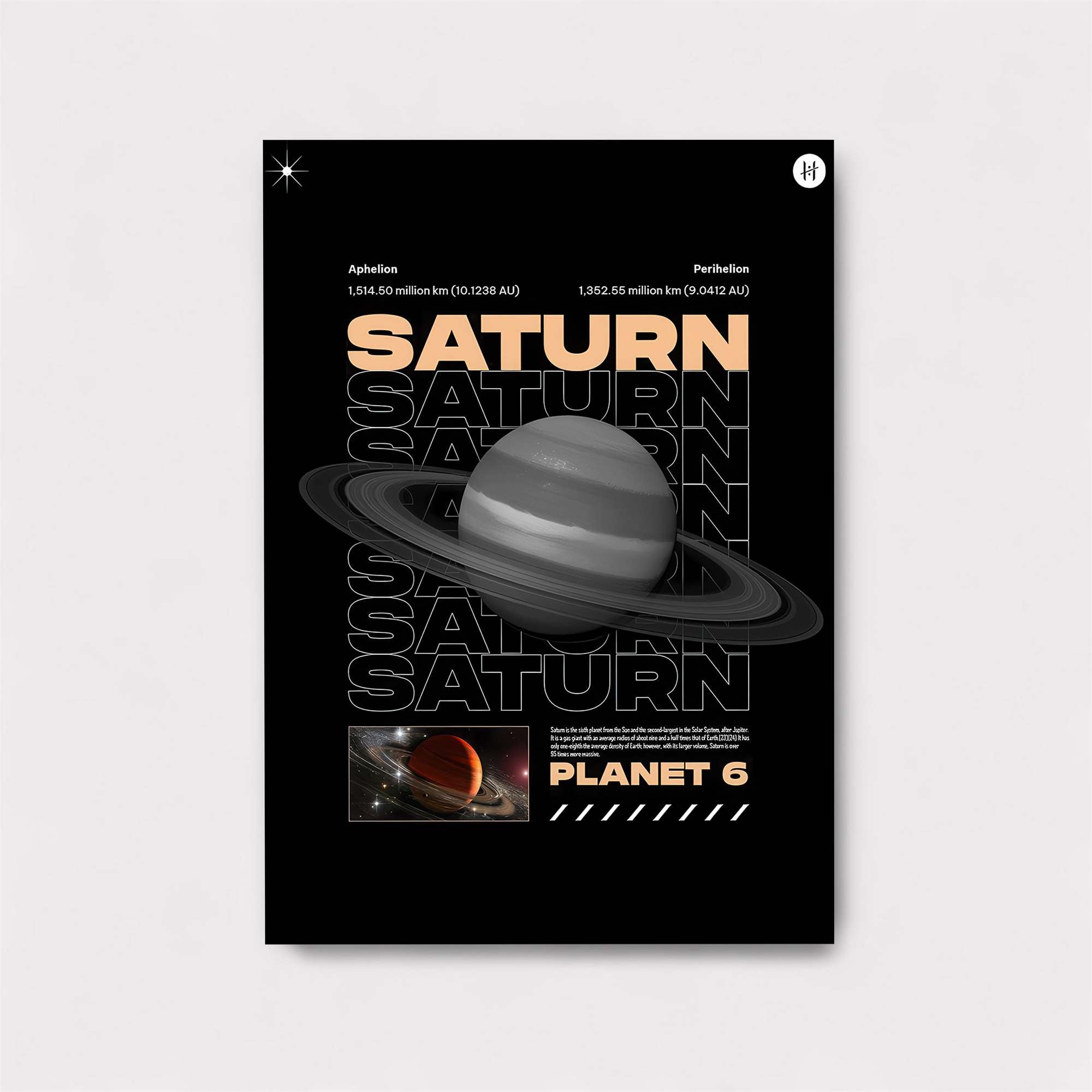 Saturn Serene Safe Wall Magnetic / M