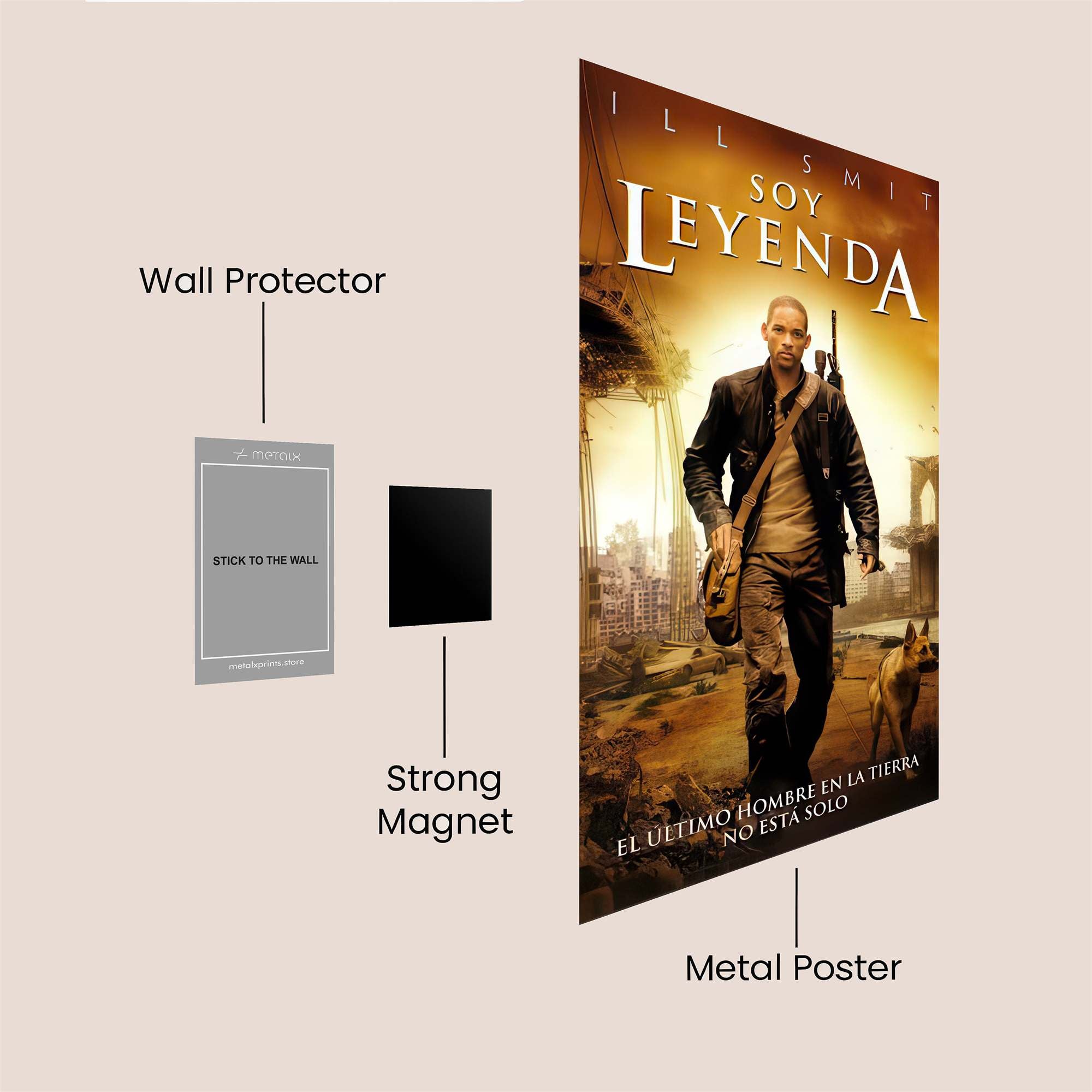 Will Smith: Apocalyptic Safe Wall Magnetic / M