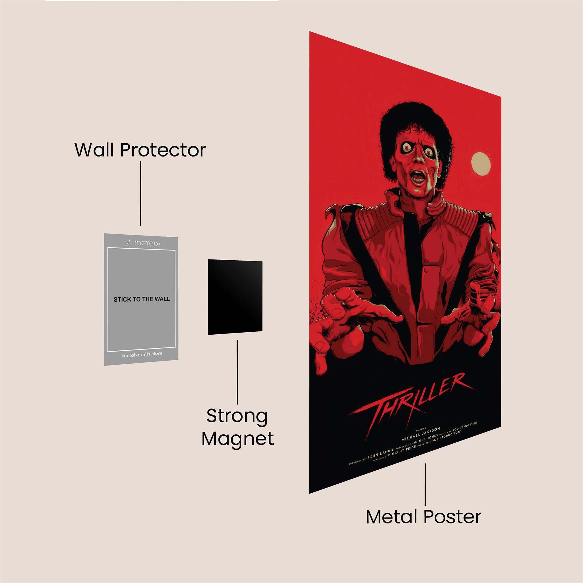 Michael Macabre Safe Wall Magnetic / M