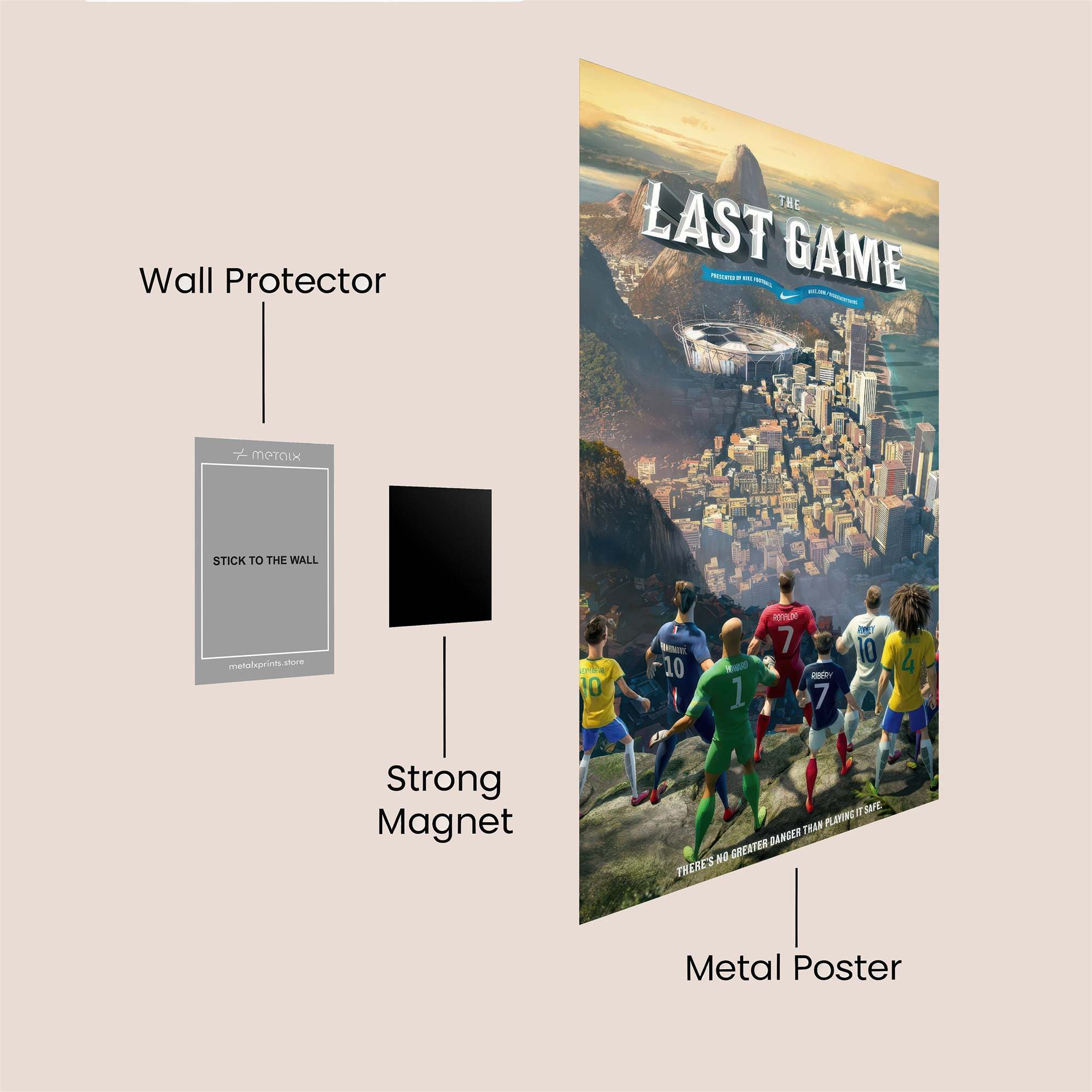 Rivalry United Safe Wall Magnetic / M