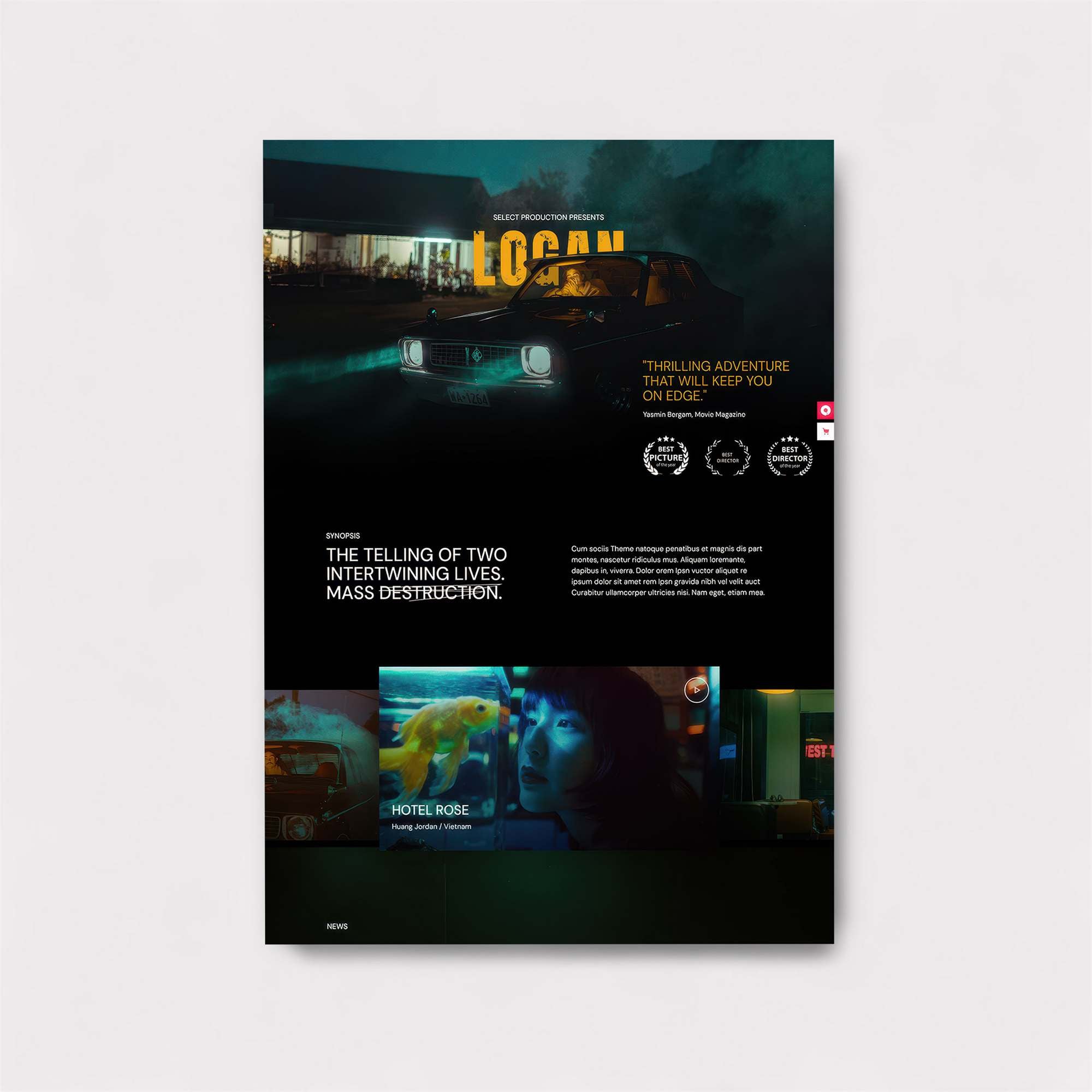 Logan Mystery Safe Wall Magnetic / M