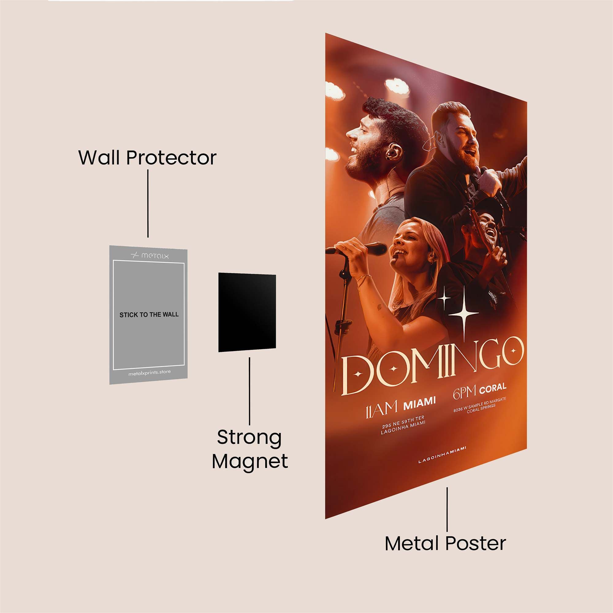 Harmony United Safe Wall Magnetic / M