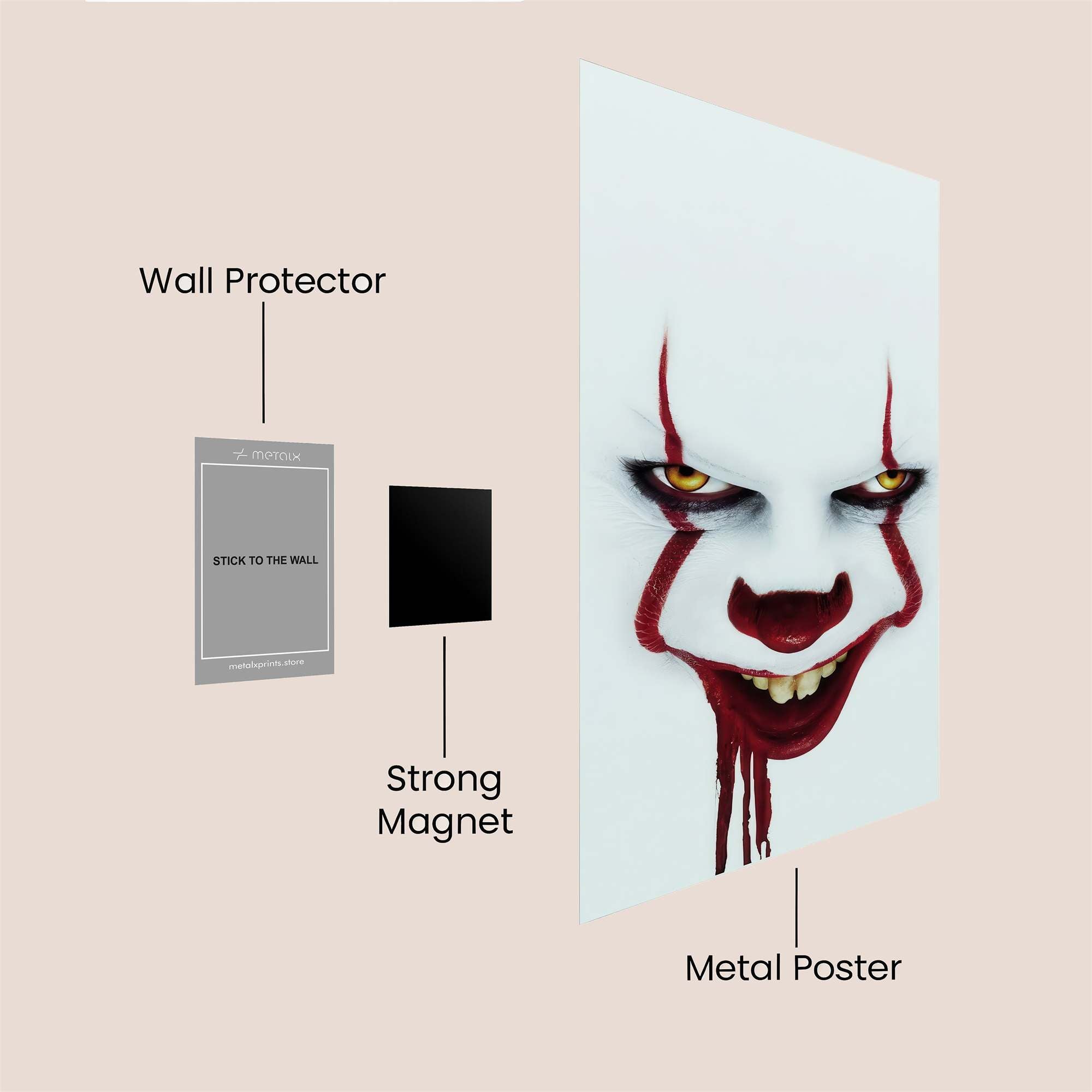 Pennywise Macabre Safe Wall Magnetic / M