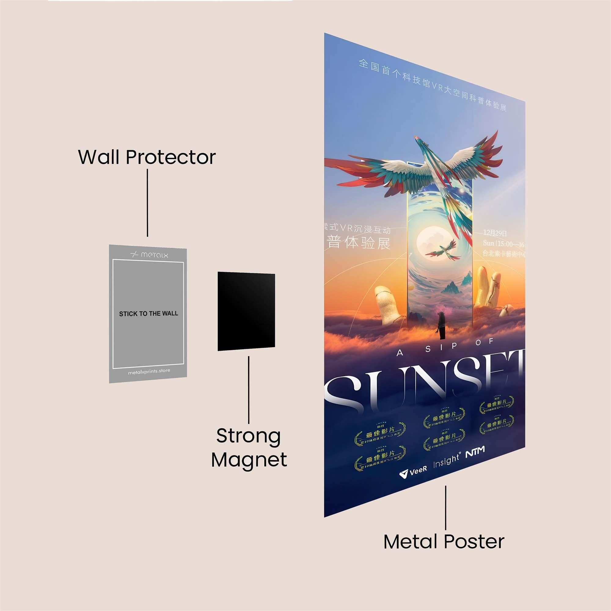 Phoenix Dreamscape Safe Wall Magnetic / M