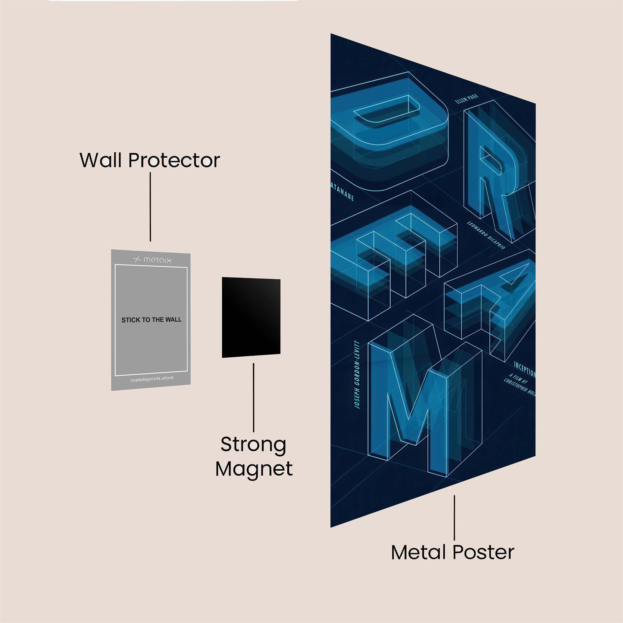 Inception Dreamscape Safe Wall Magnetic / M