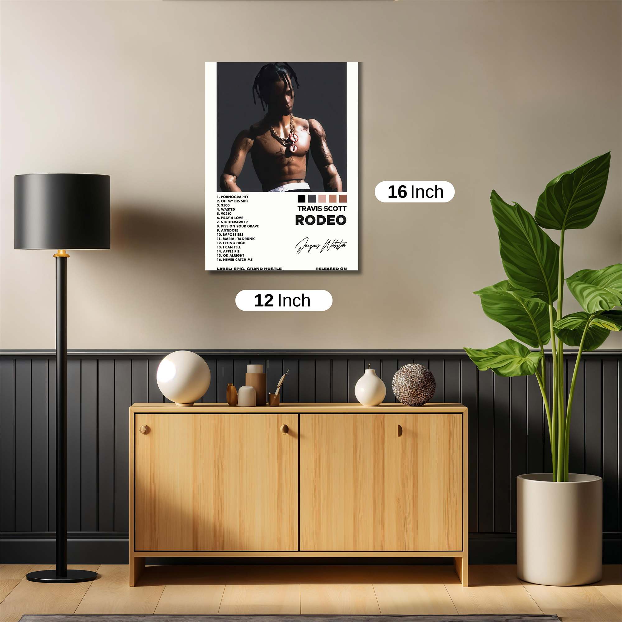 Travis Reflective Safe Wall Magnetic / M