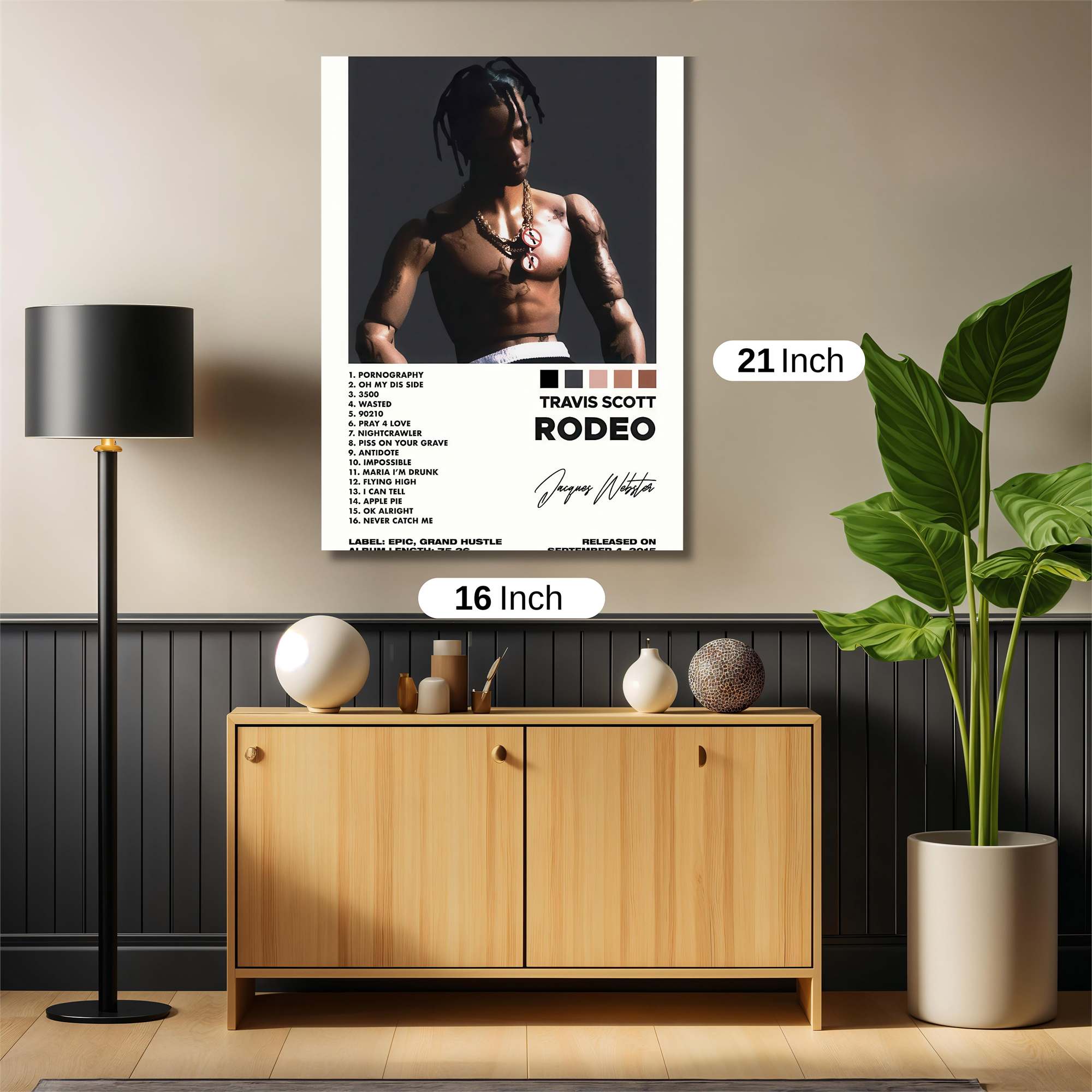 Travis Reflective Safe Wall Magnetic / M