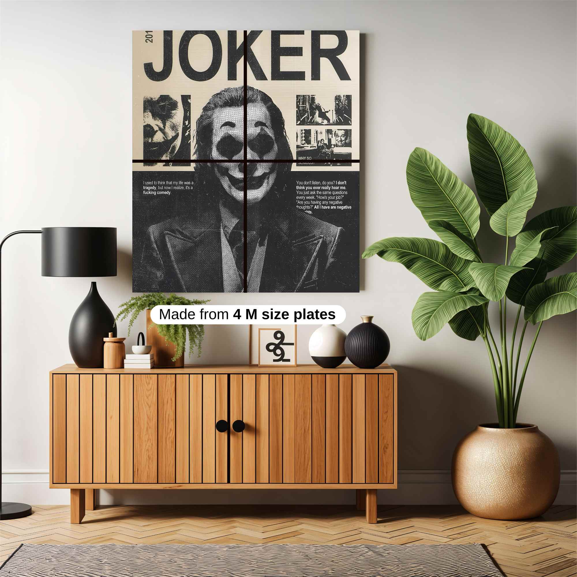 Joker Unhinged Safe Wall Magnetic / M