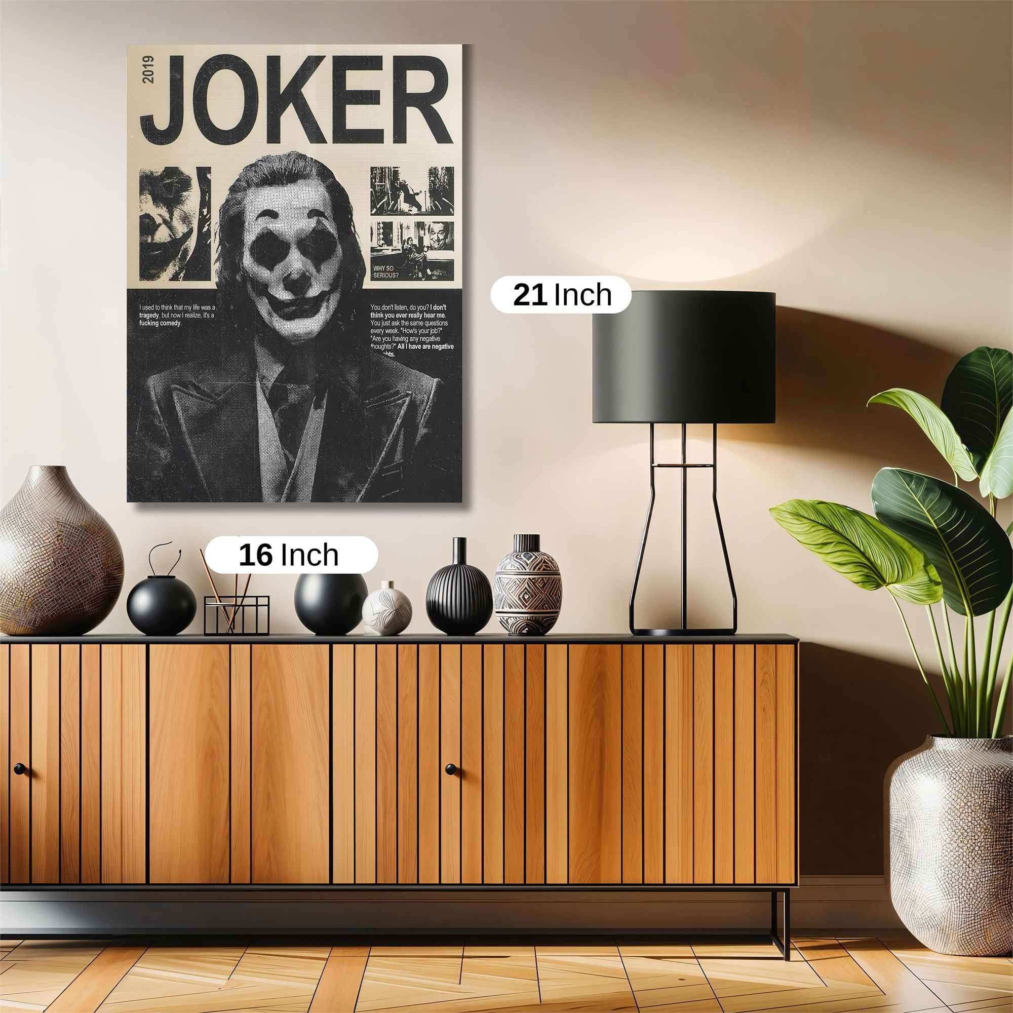 Joker Unhinged Safe Wall Magnetic / M