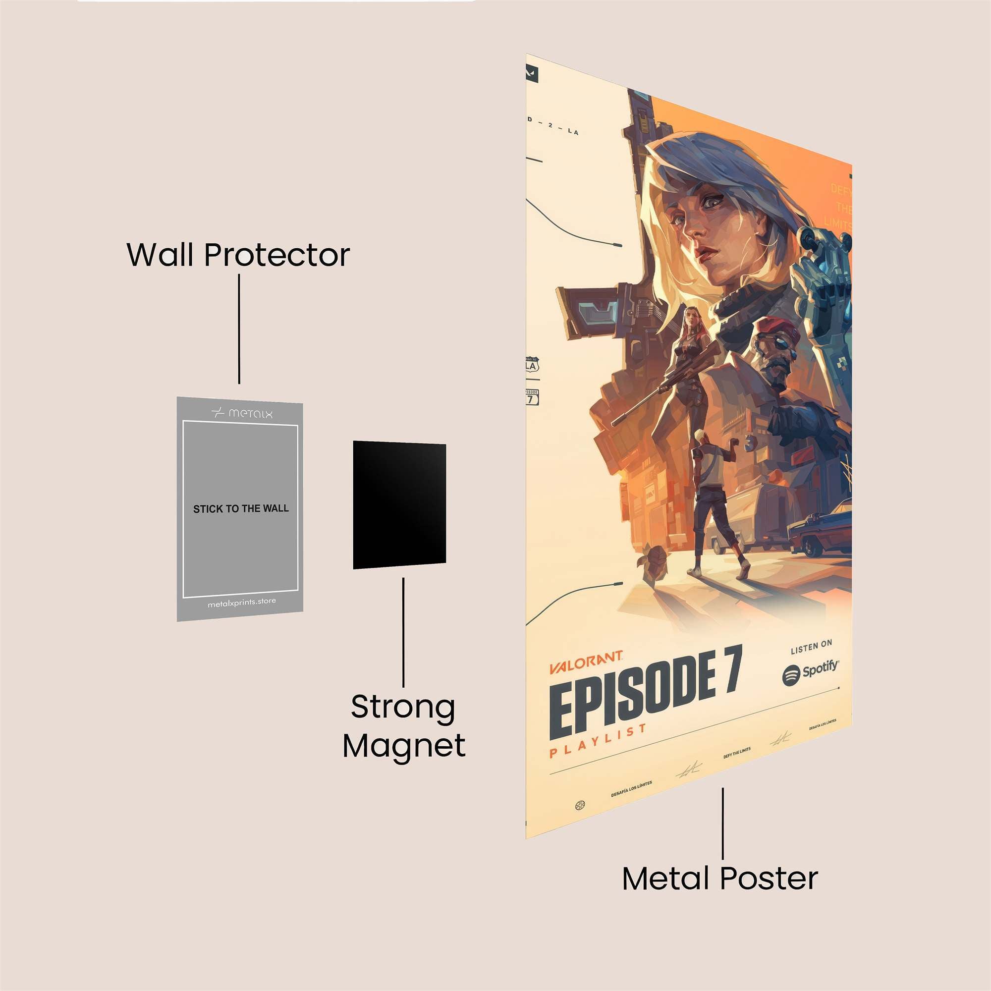 Valorant Vigor Safe Wall Magnetic / M