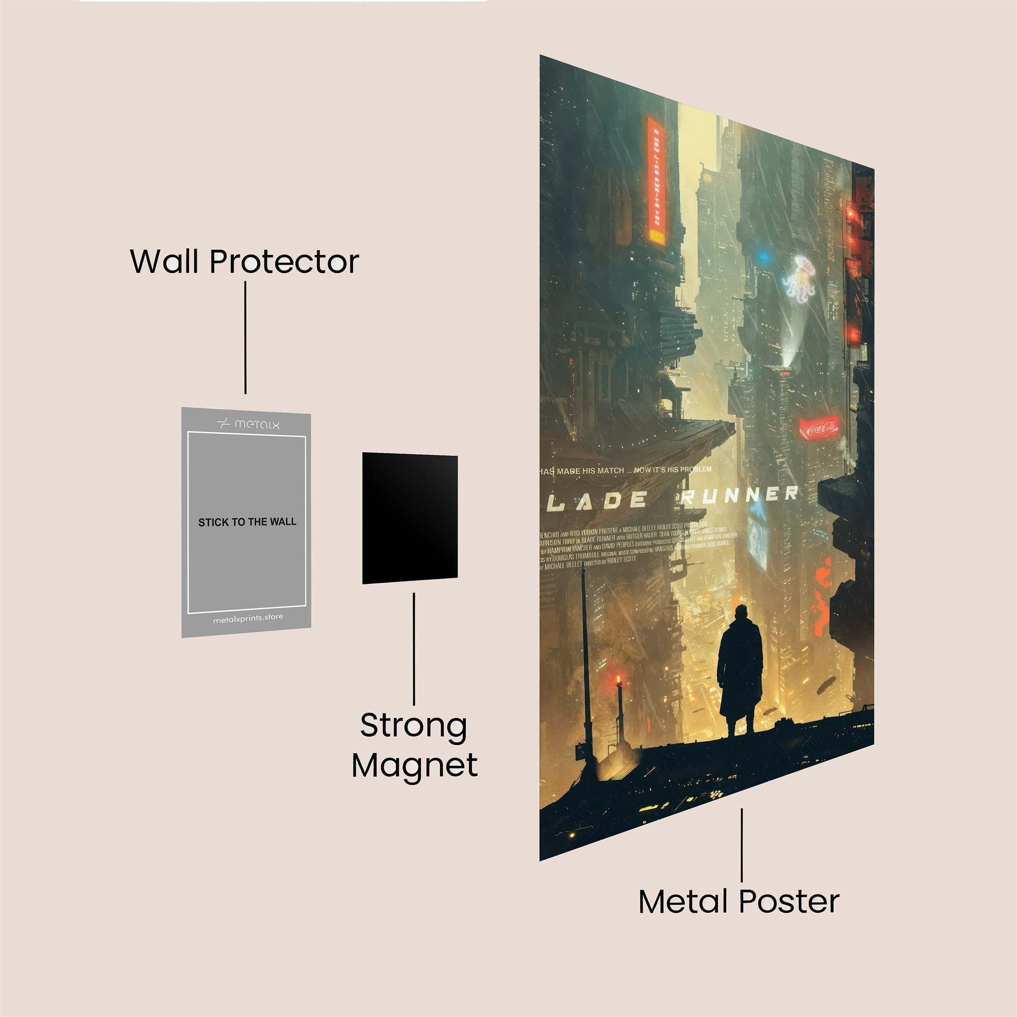 Deckard Dreamscape Safe Wall Magnetic / M