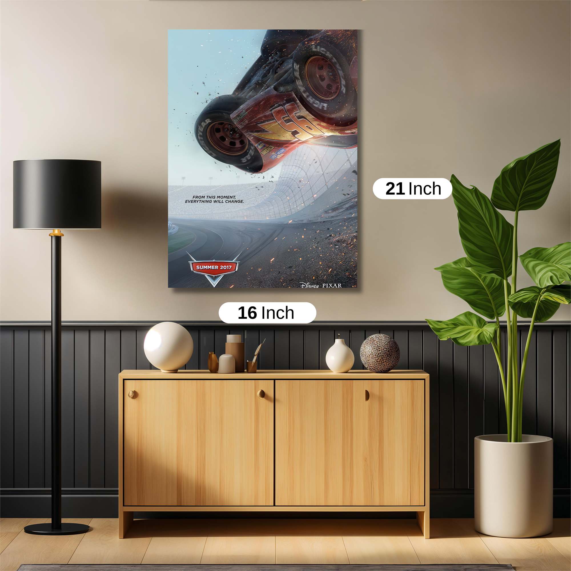 Lightning Tumble Safe Wall Magnetic / M