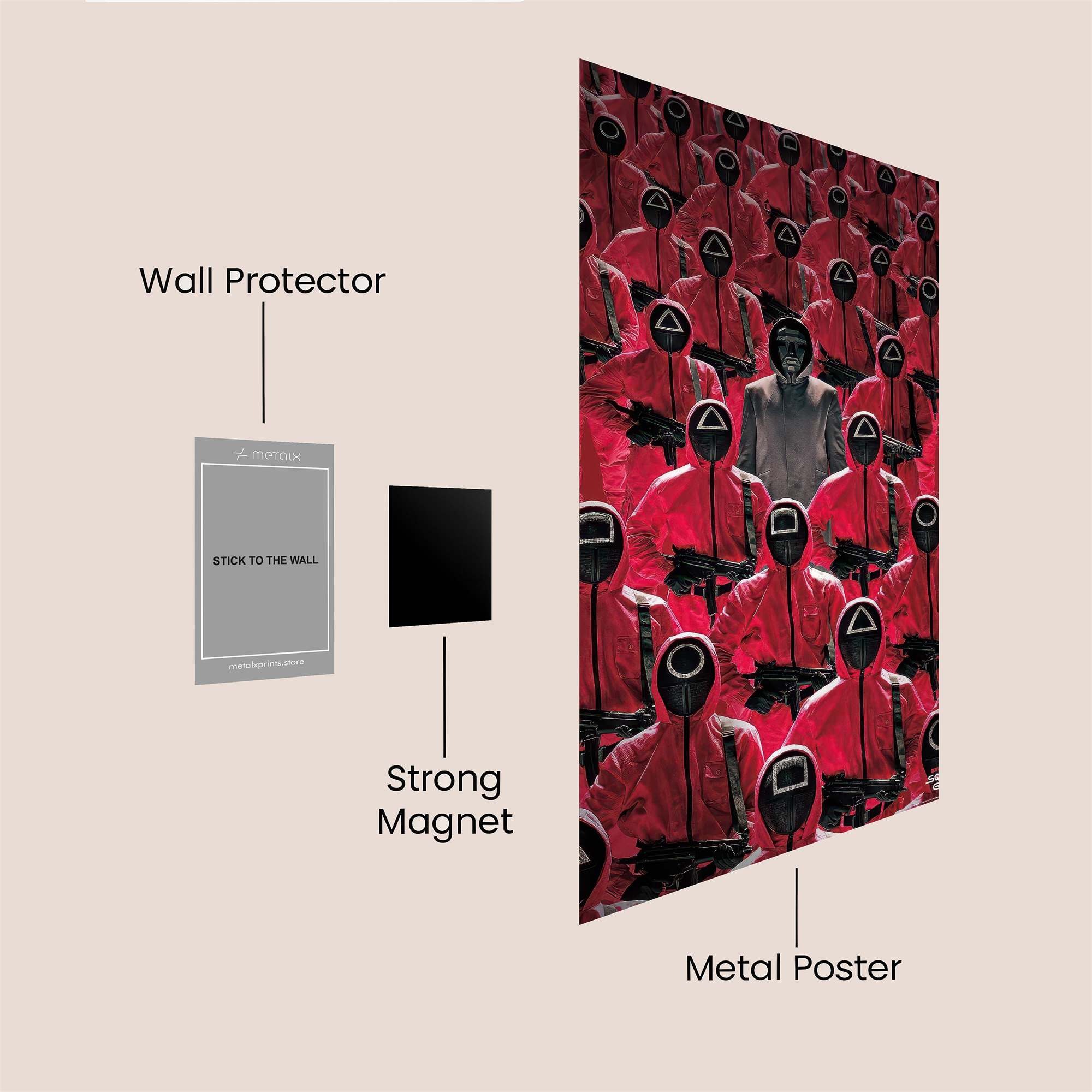 Frontman Isolation Safe Wall Magnetic / M