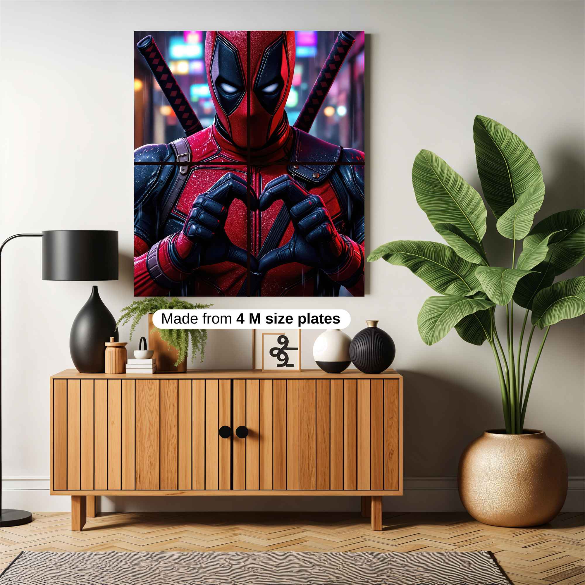 Deadpool Affectionate Safe Wall Magnetic / M