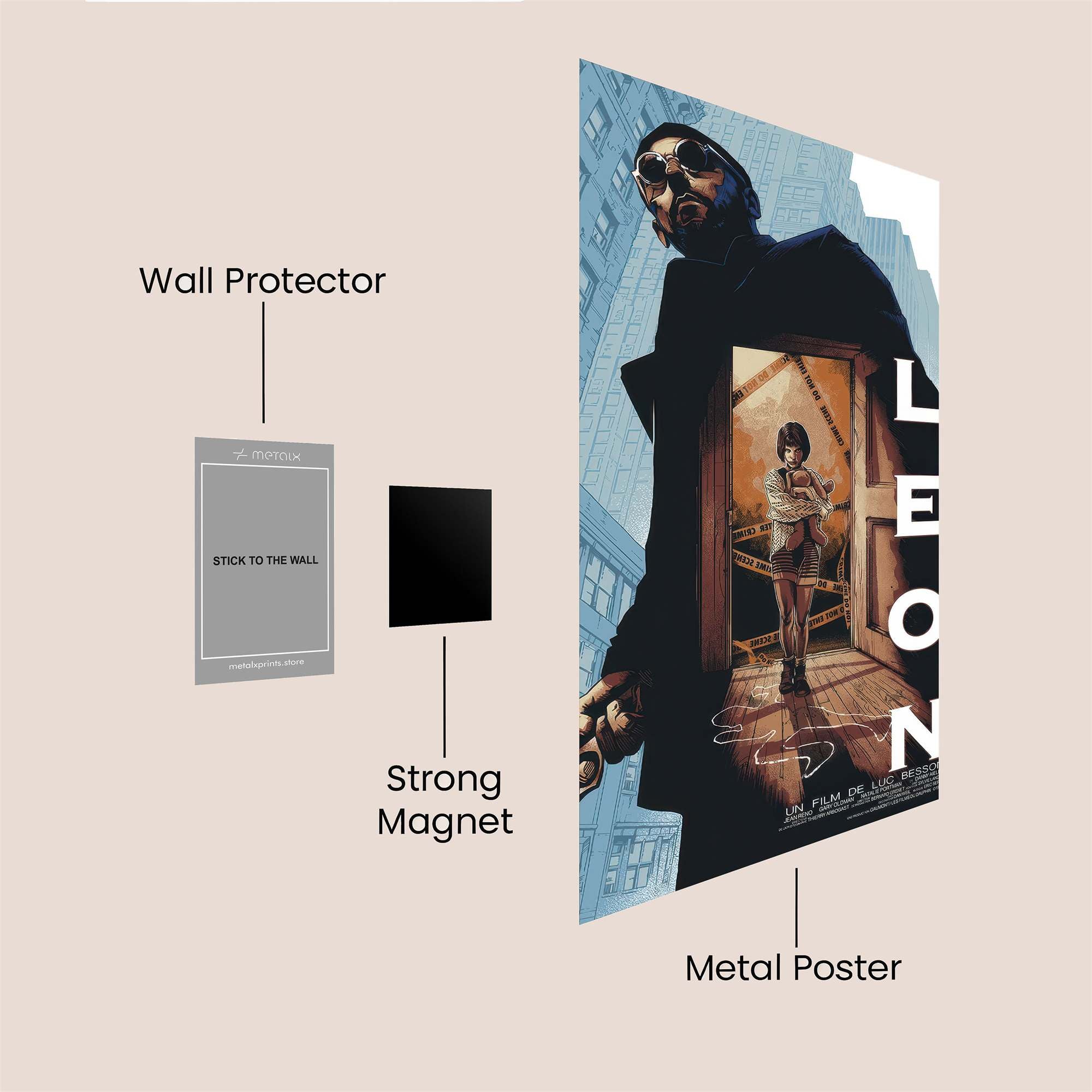 Léon Melancholy Safe Wall Magnetic / M